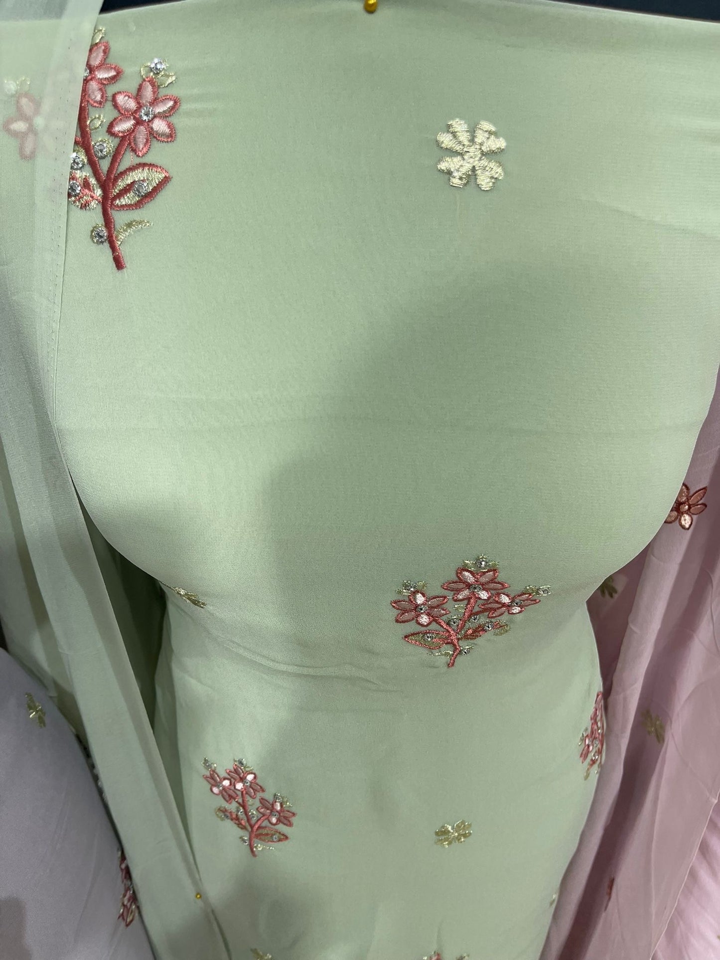 Embroidered Georgette