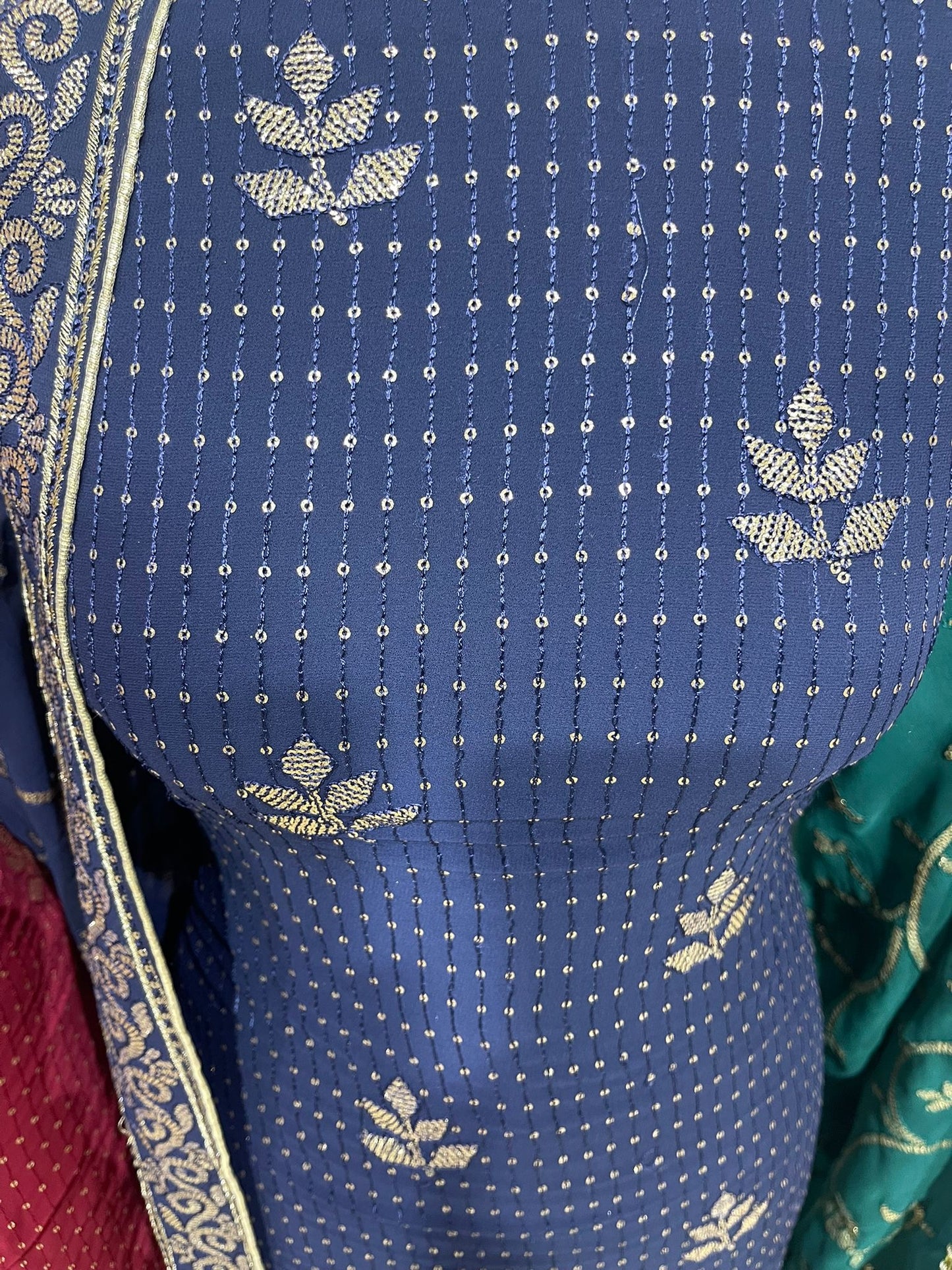 Embroidered Georgette