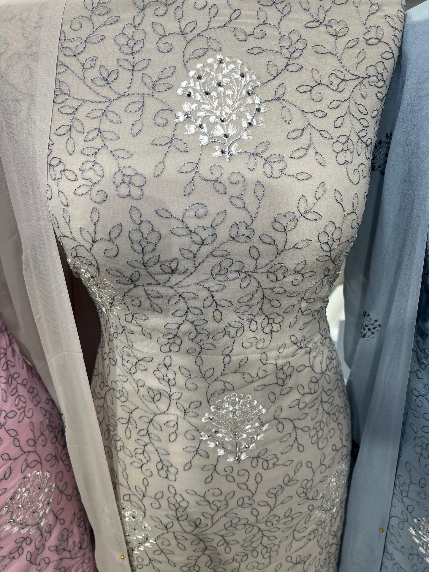 Embroidered Georgette