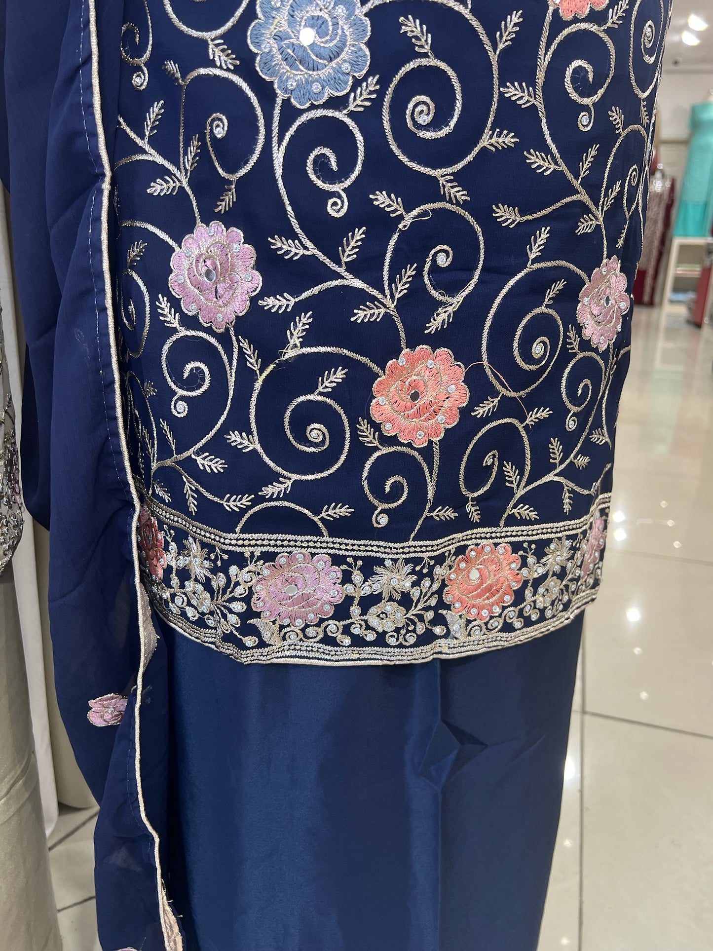 Embroidered Georgette