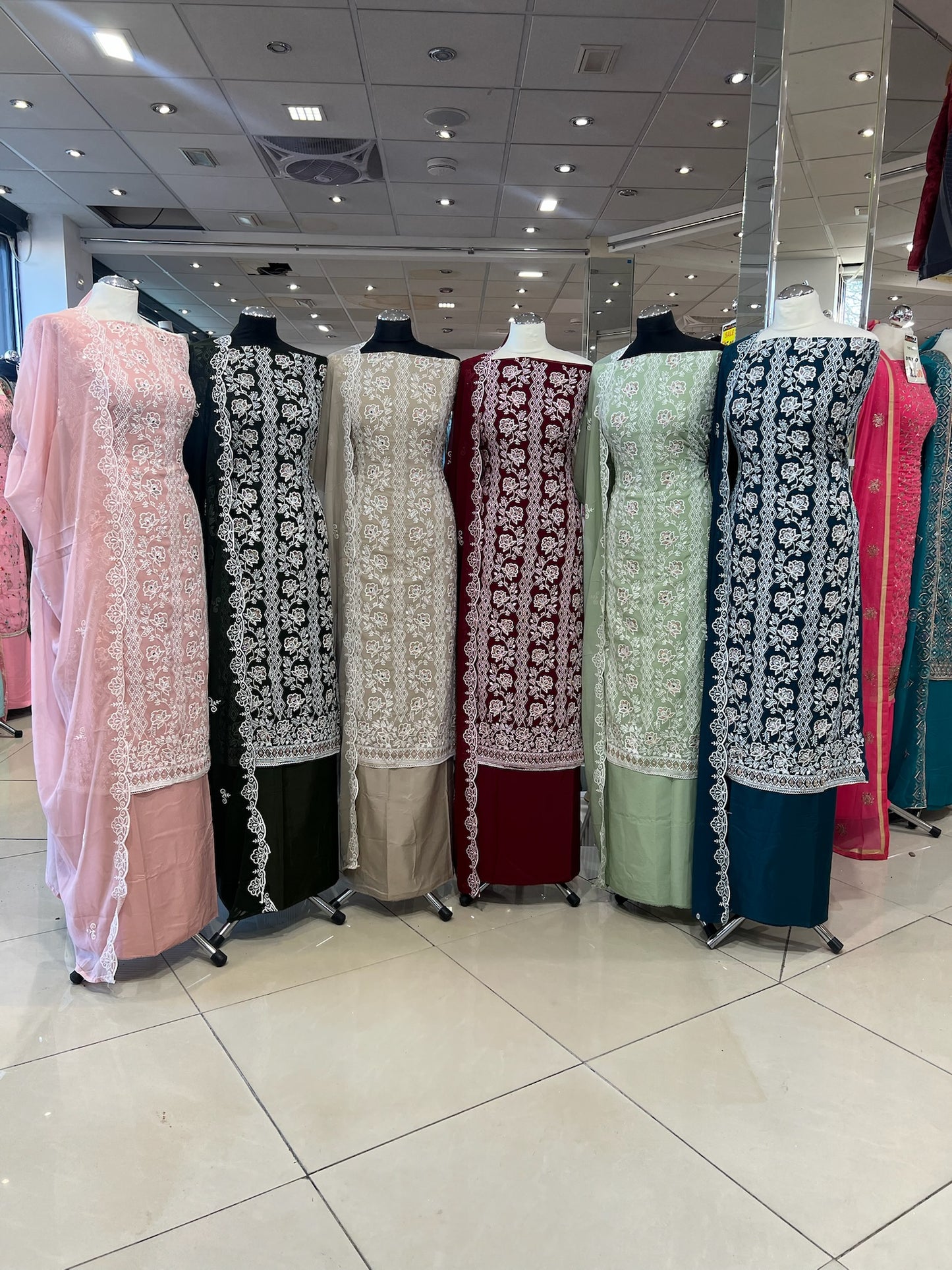 Embroidered Georgette