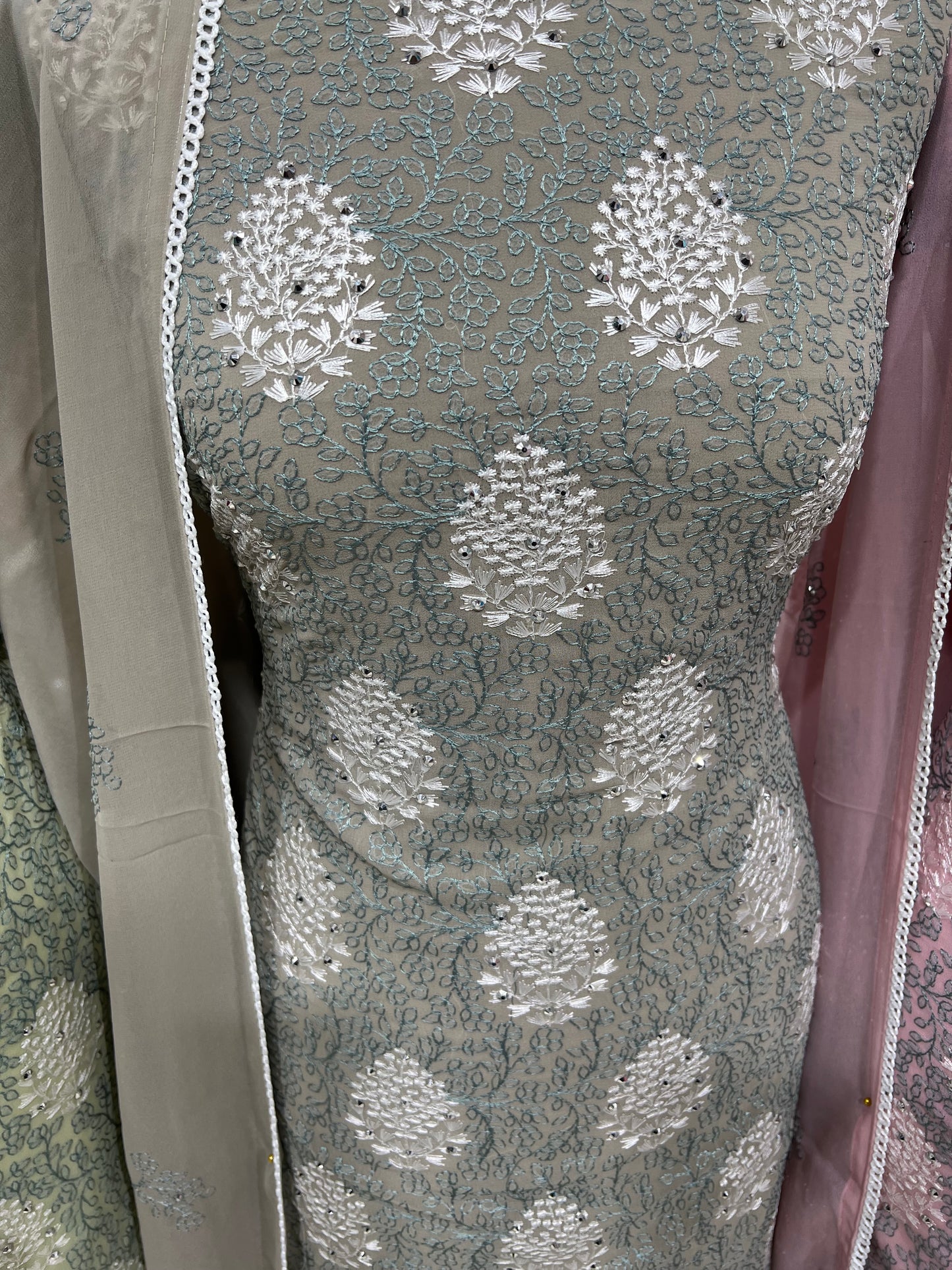 Embroidered Georgette