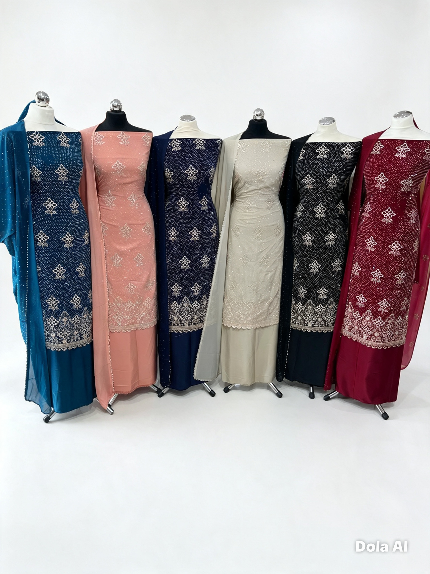 Embroidered Georgette