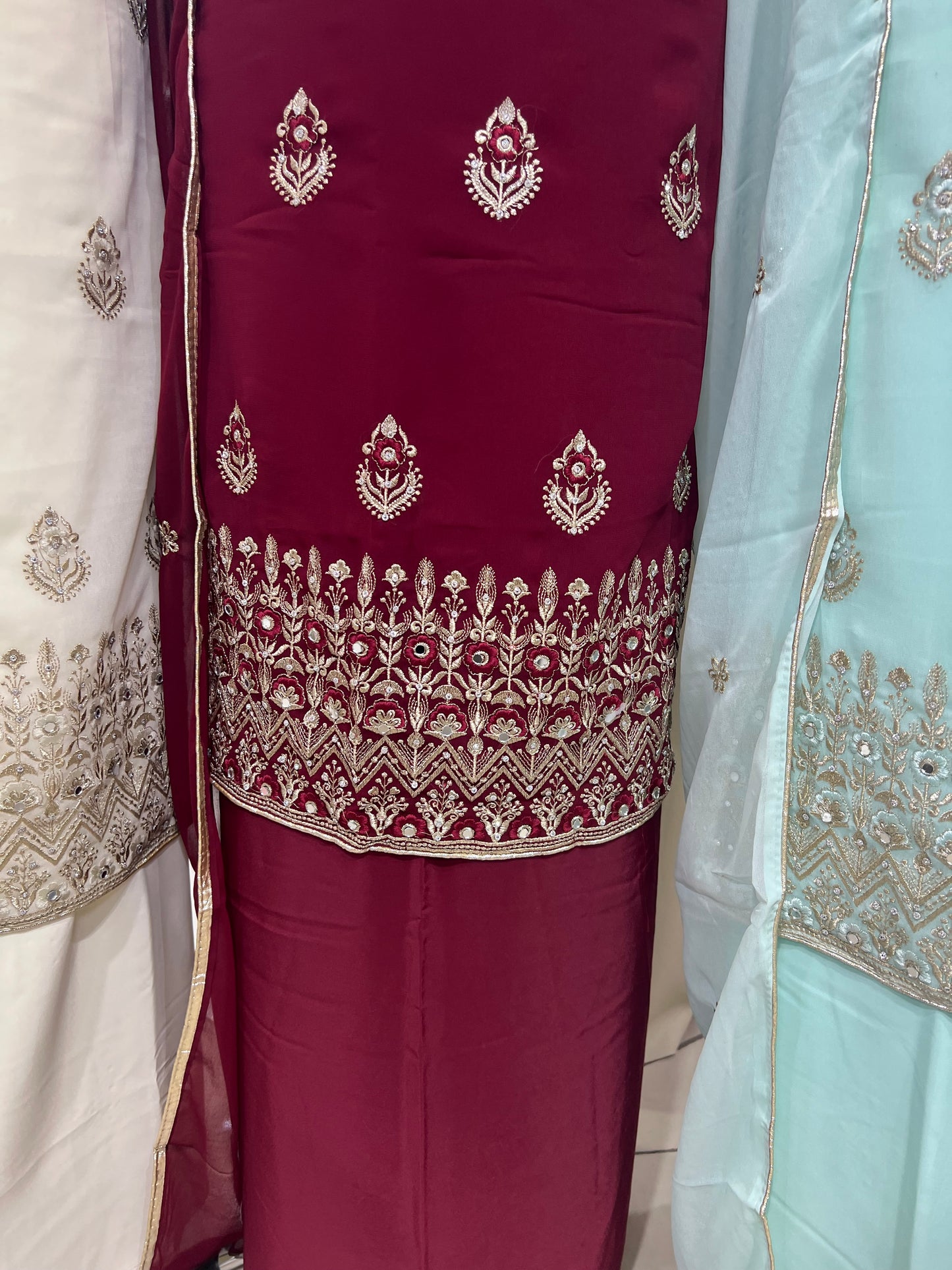 Embroidered Georgette