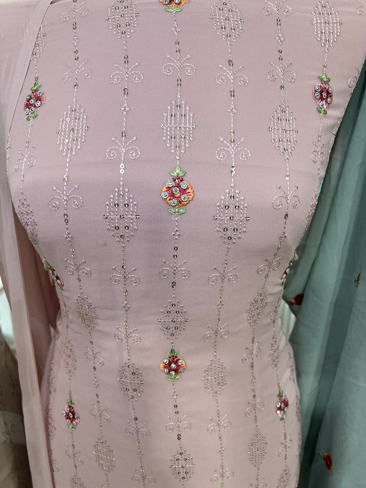 Embroidered Georgette