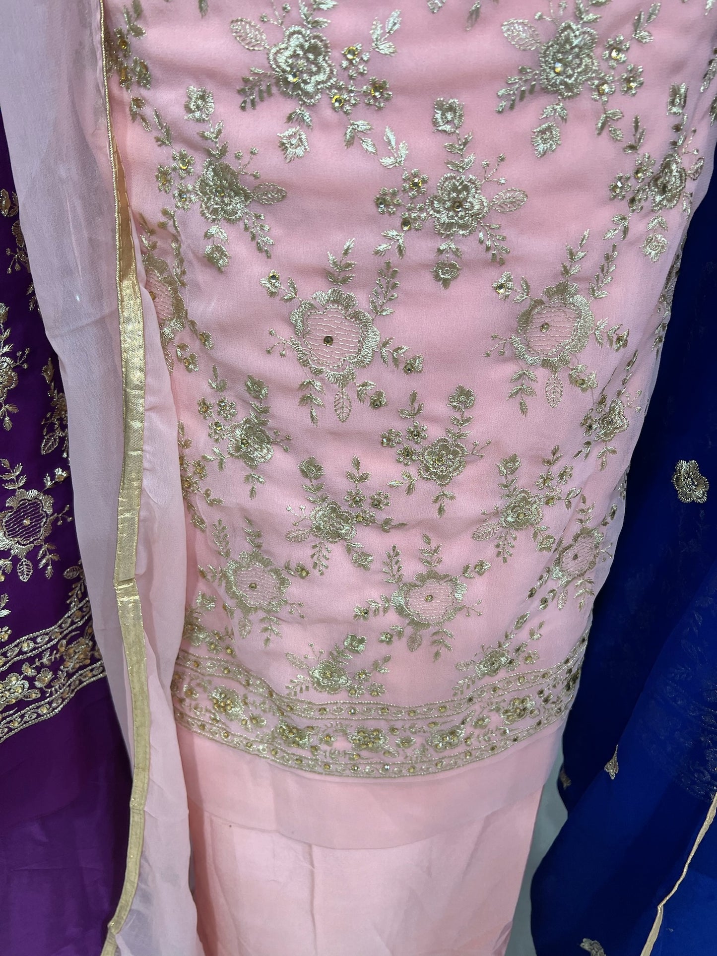 Premium Embroidered Georgette Suits