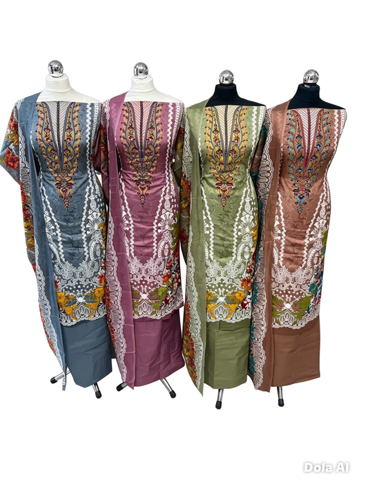 Digital Print Cotton Suits – Ornate Design Collection