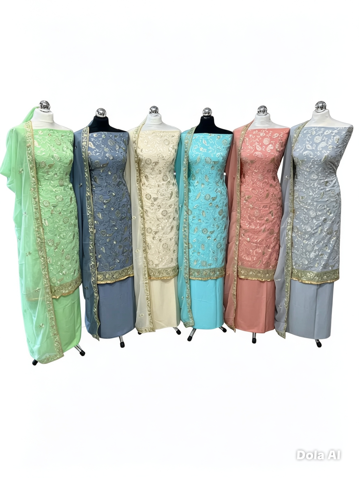 Embroidered Georgette