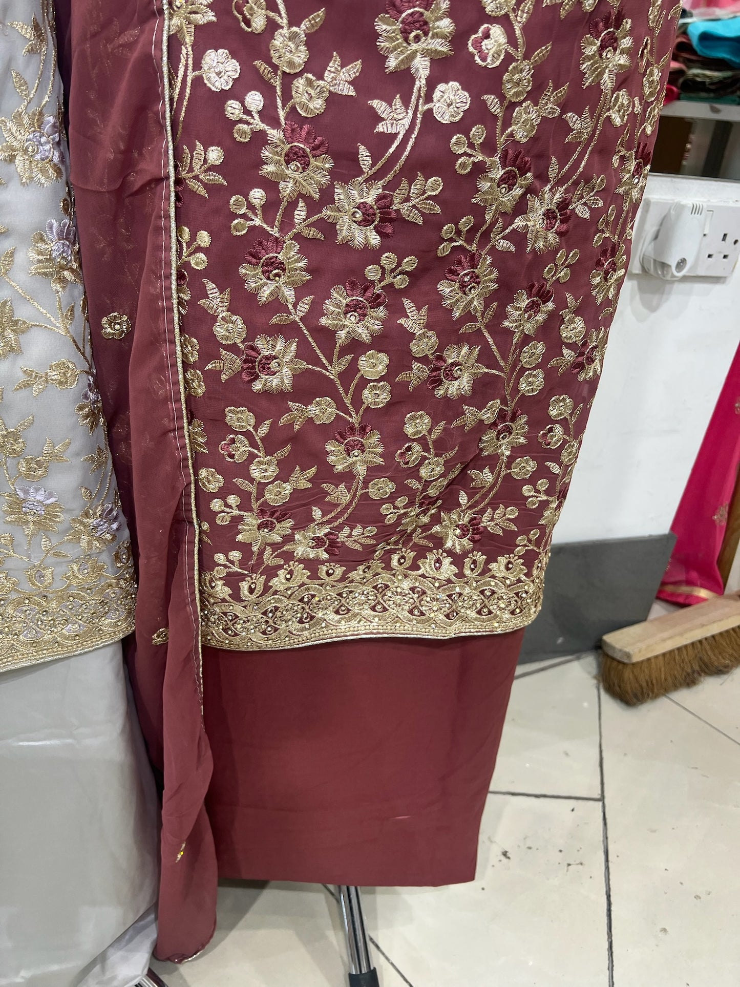 Embroidered Georgette