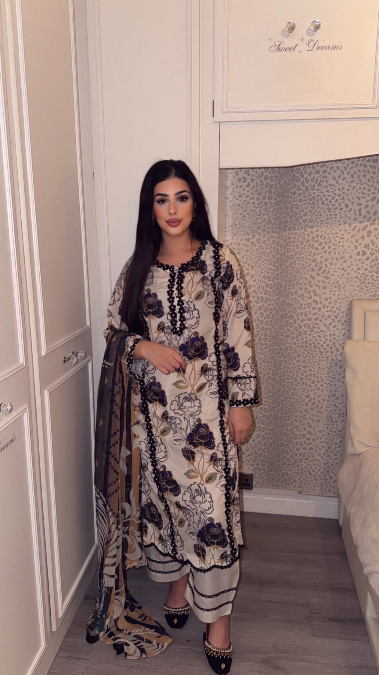 Digital Print Lawn with Embroidery Readymade Suit