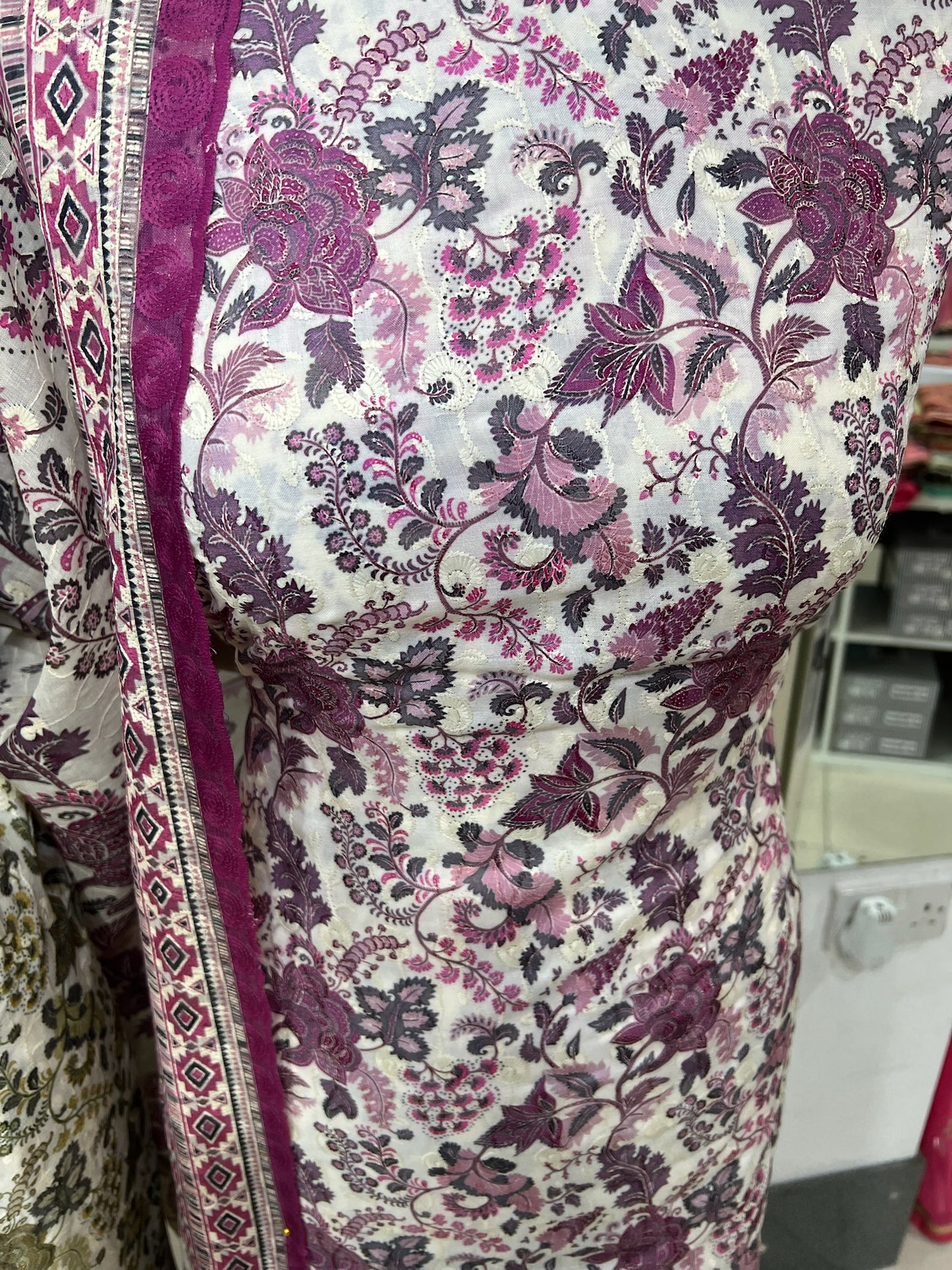 Chikankari cotton