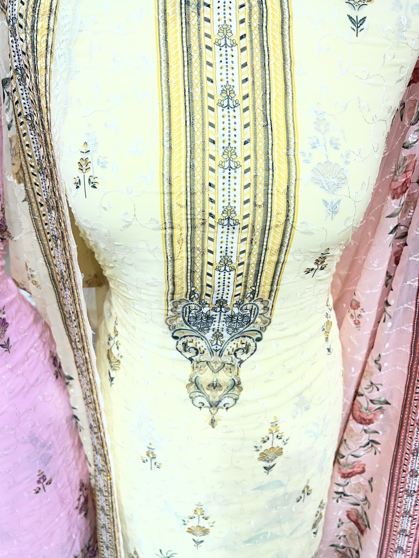 Embroidered Floral Georgette