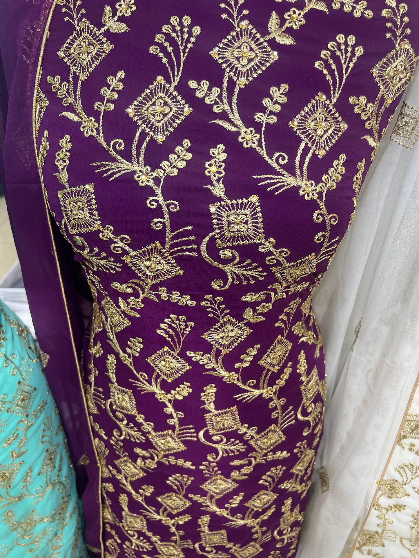 Embroidered Georgette