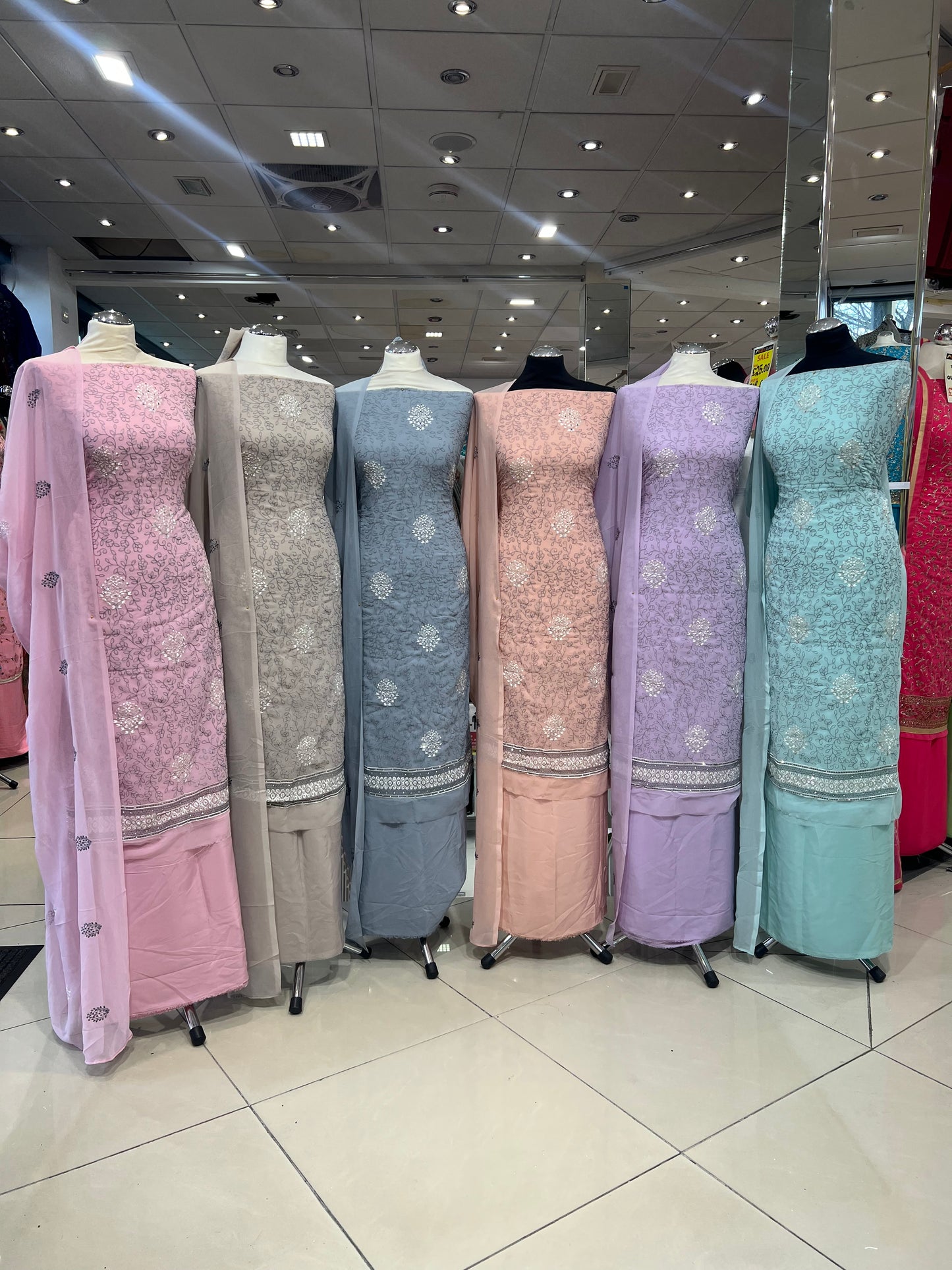 Embroidered Georgette