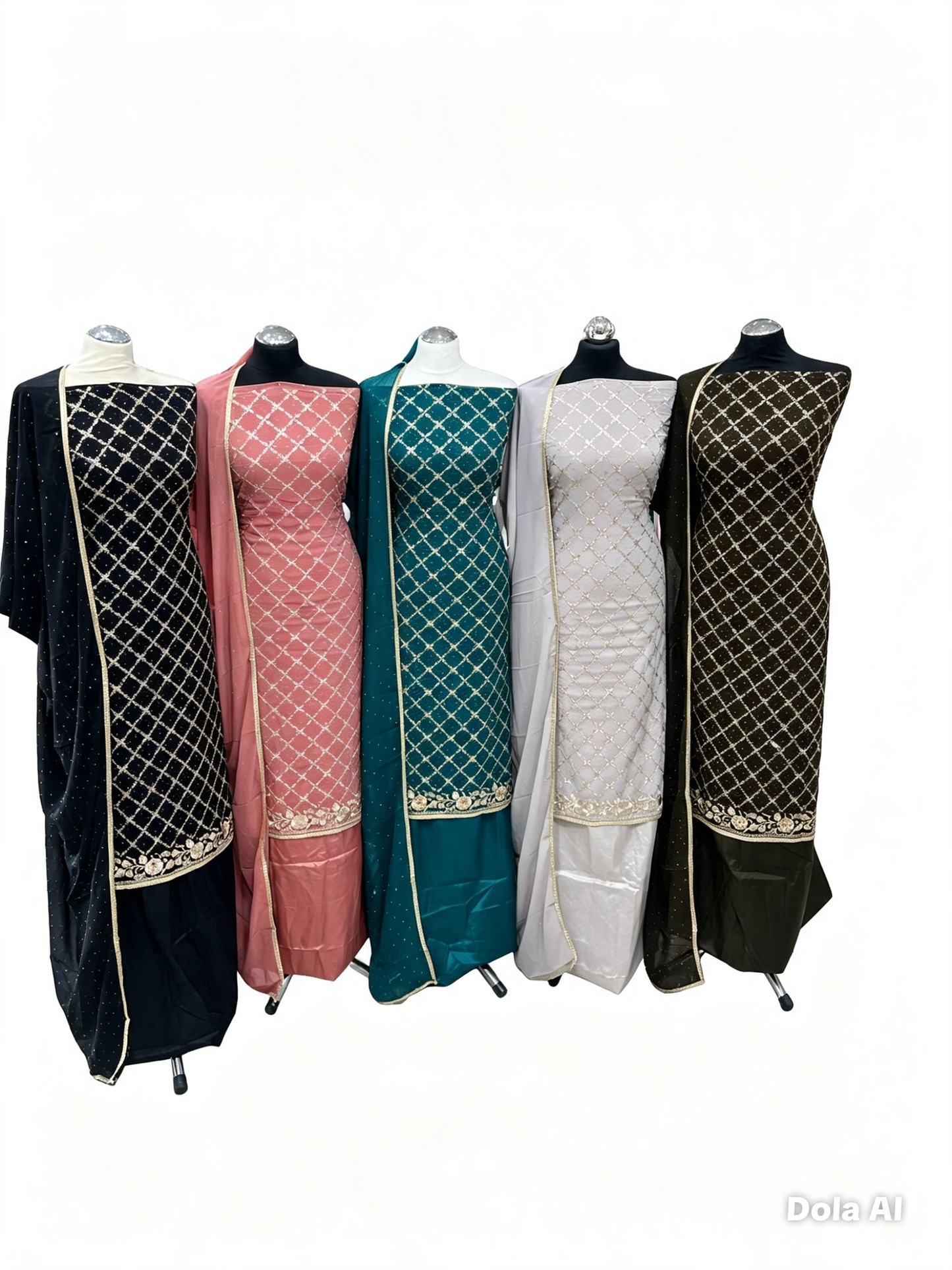 Embroidered Georgette Suit