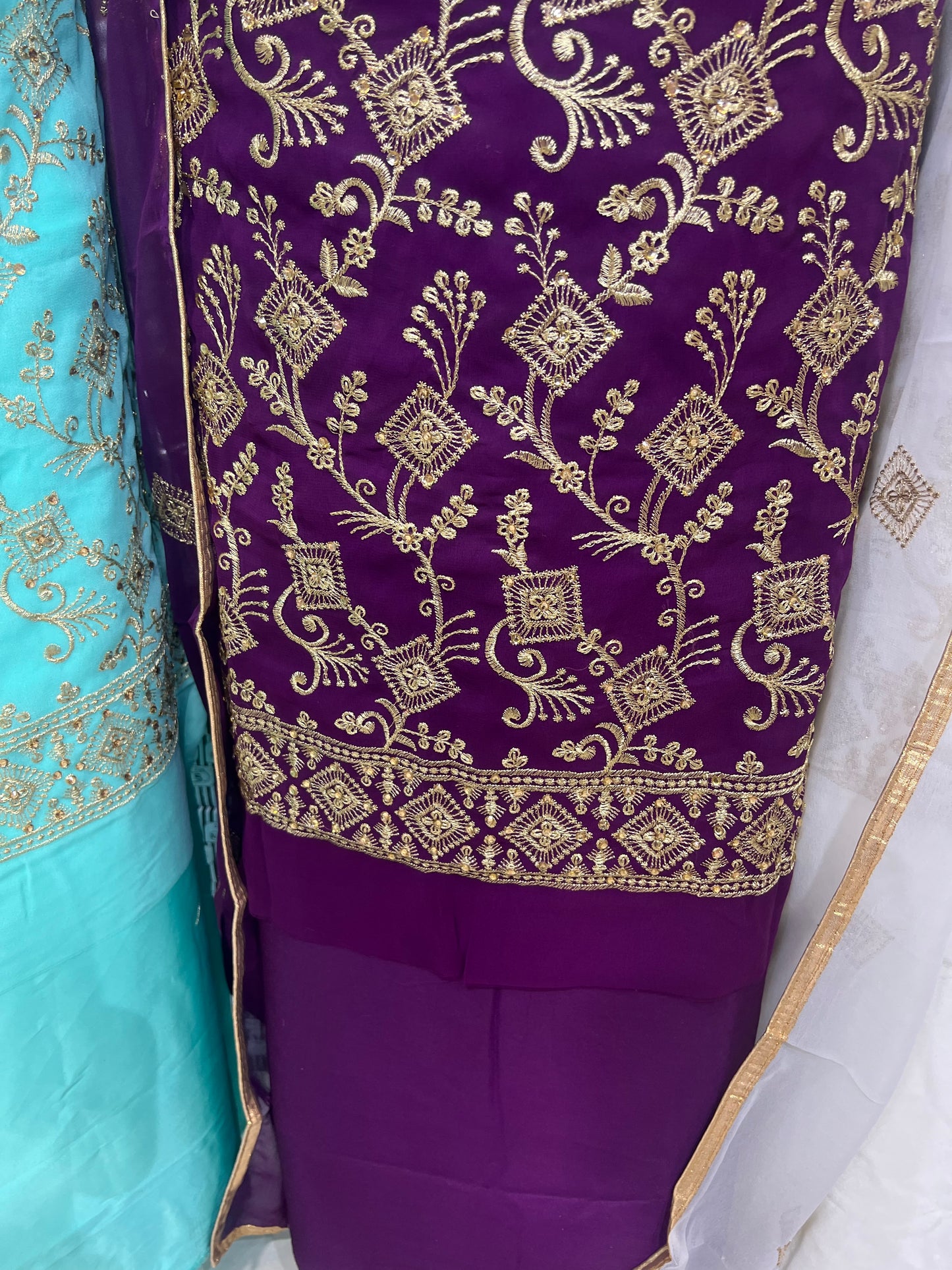 Embroidered Georgette