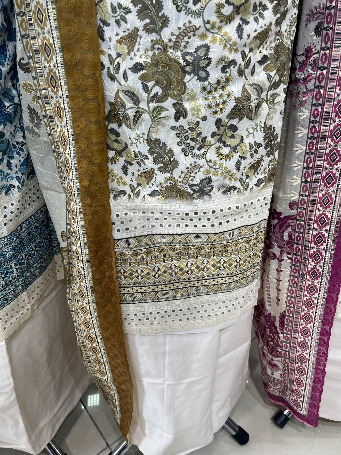 Chikankari cotton