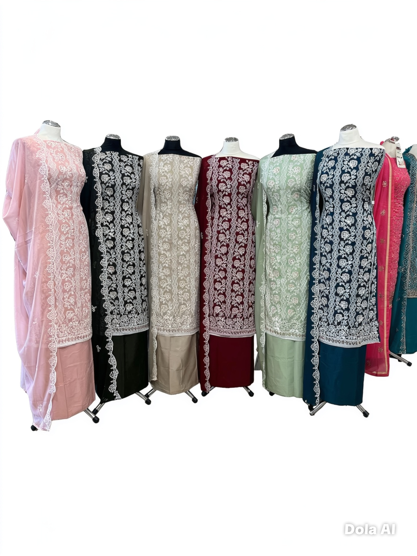 Embroidered Georgette
