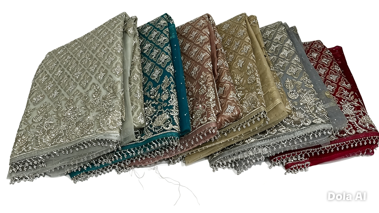 Fancy Embroidered Net