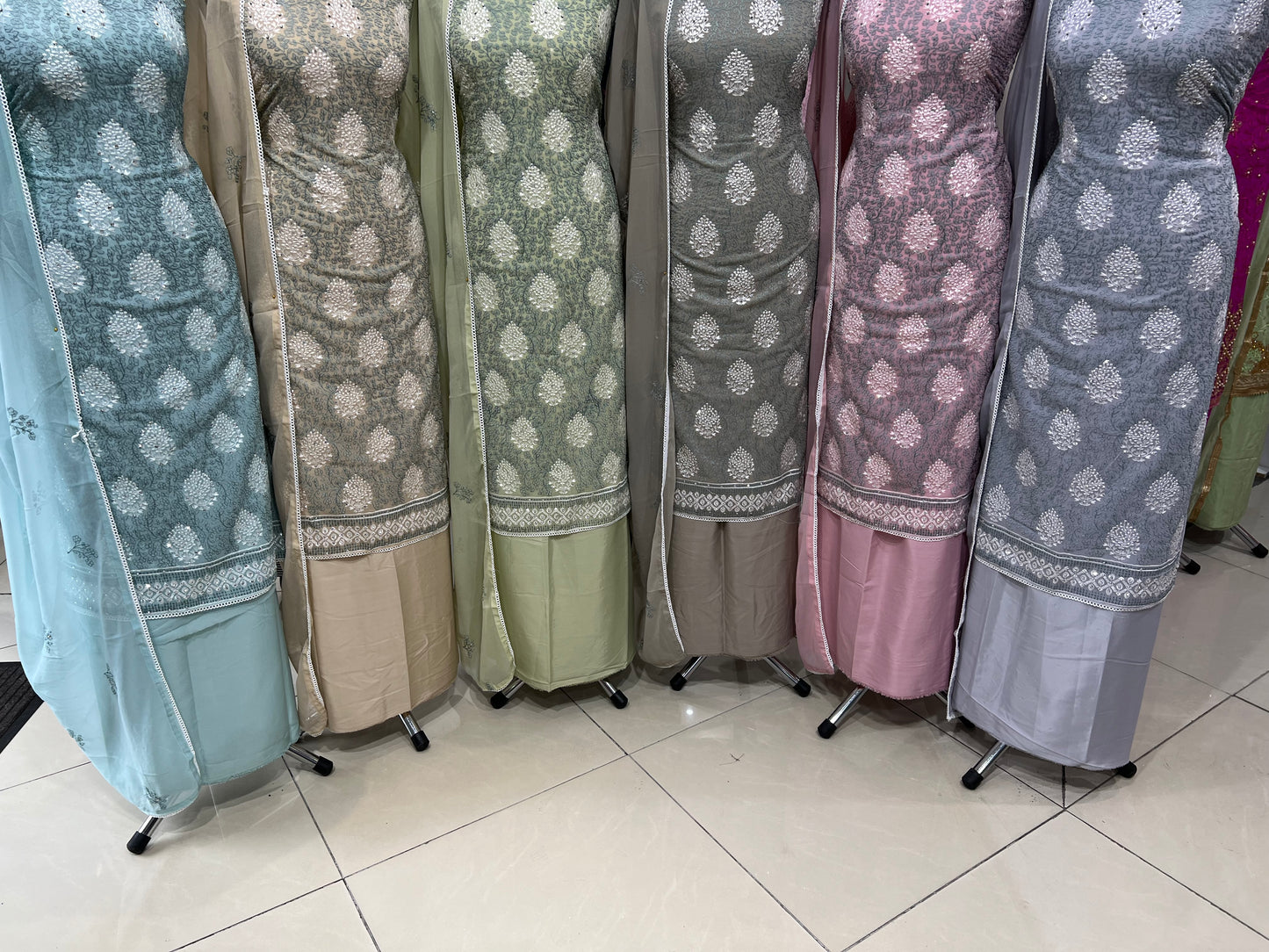 Embroidered Georgette