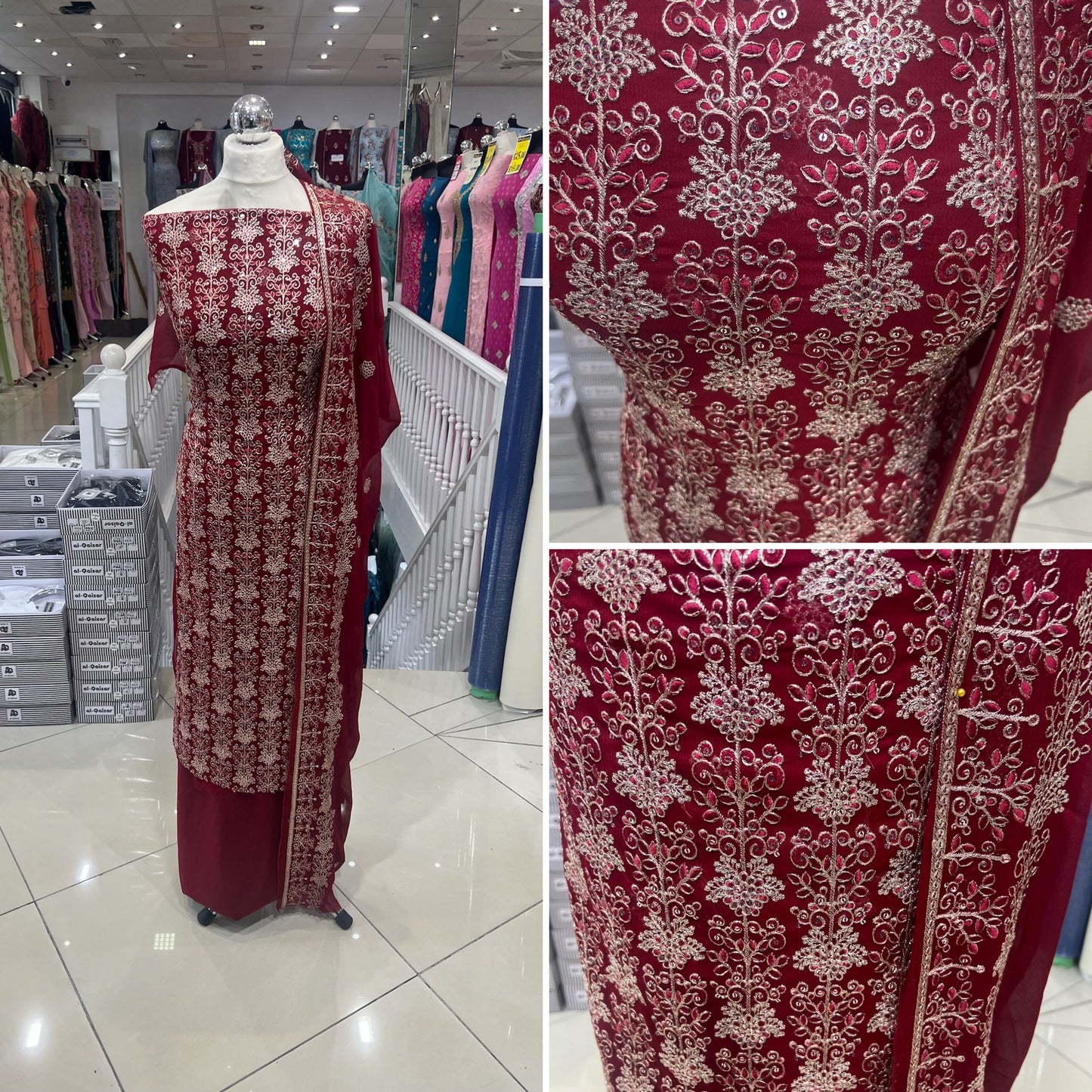 Embroidered Chiffon