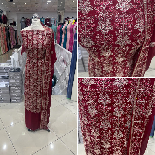 Embroidered Chiffon