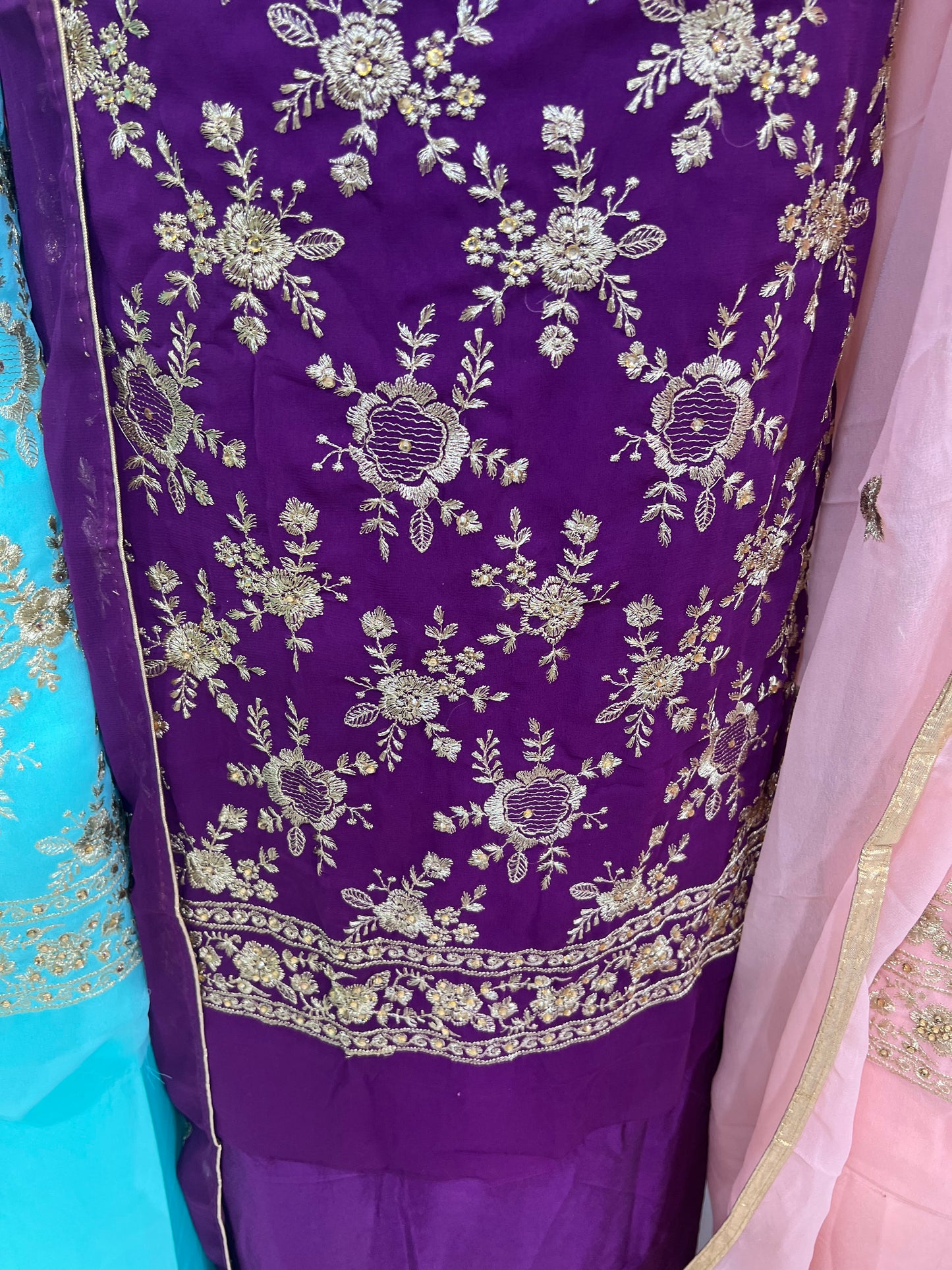 Premium Embroidered Georgette Suits