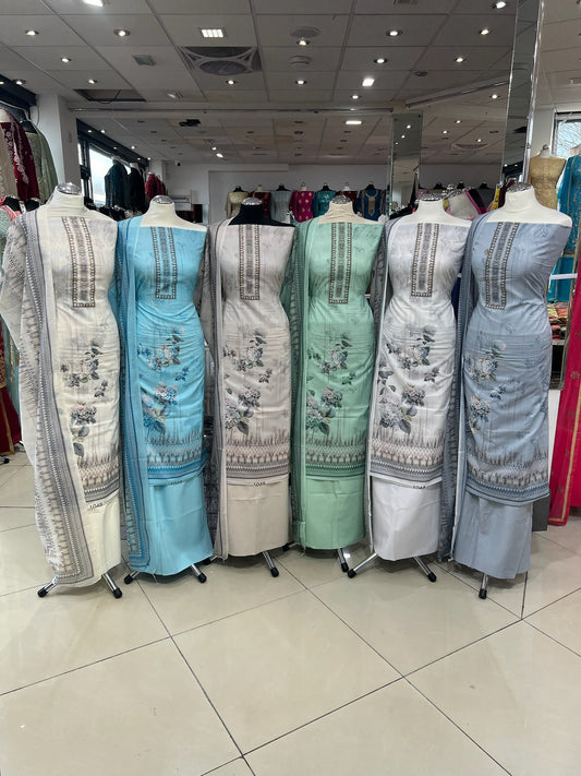 Digital Print Cotton Lawn