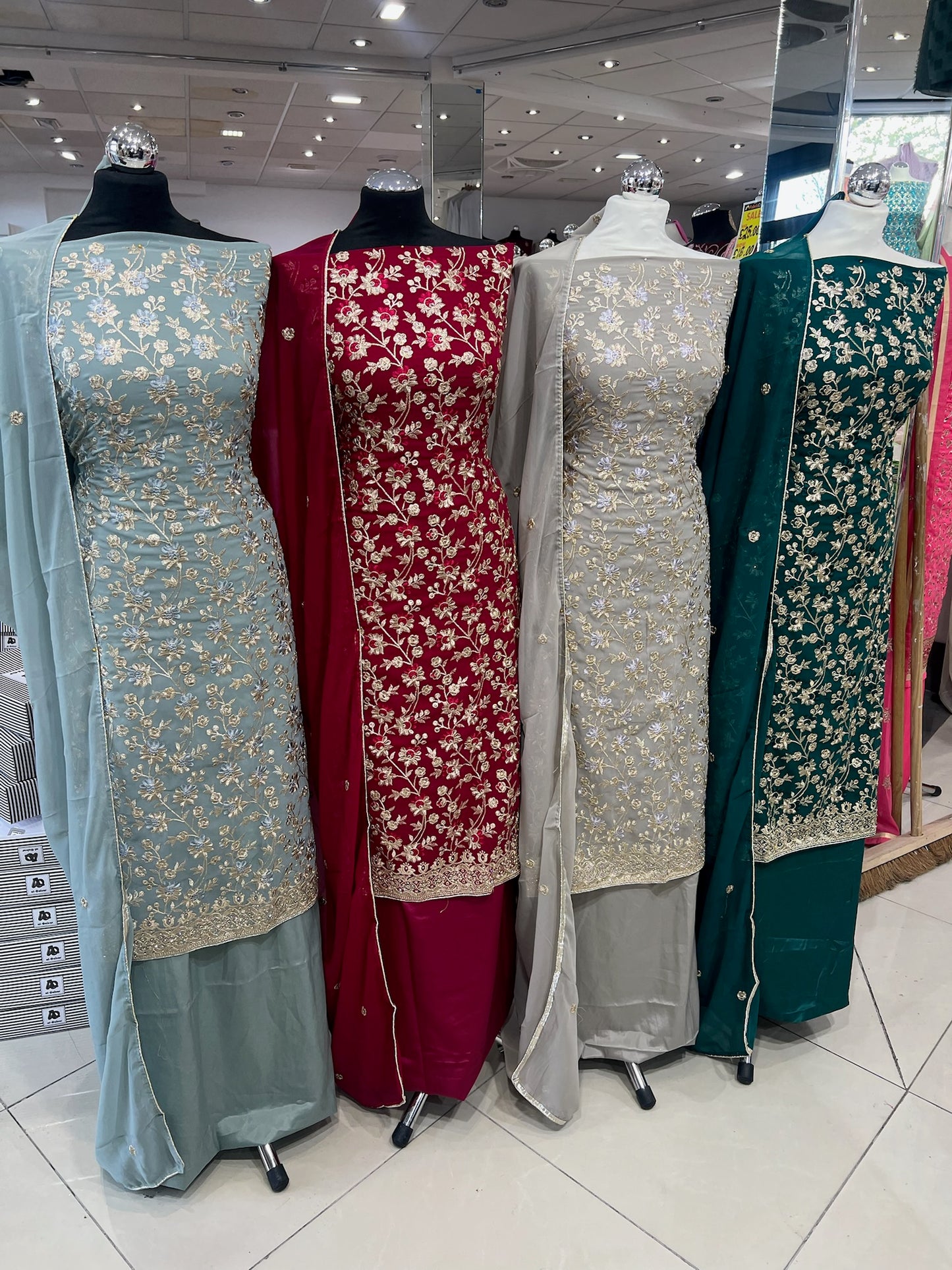 Embroidered Georgette