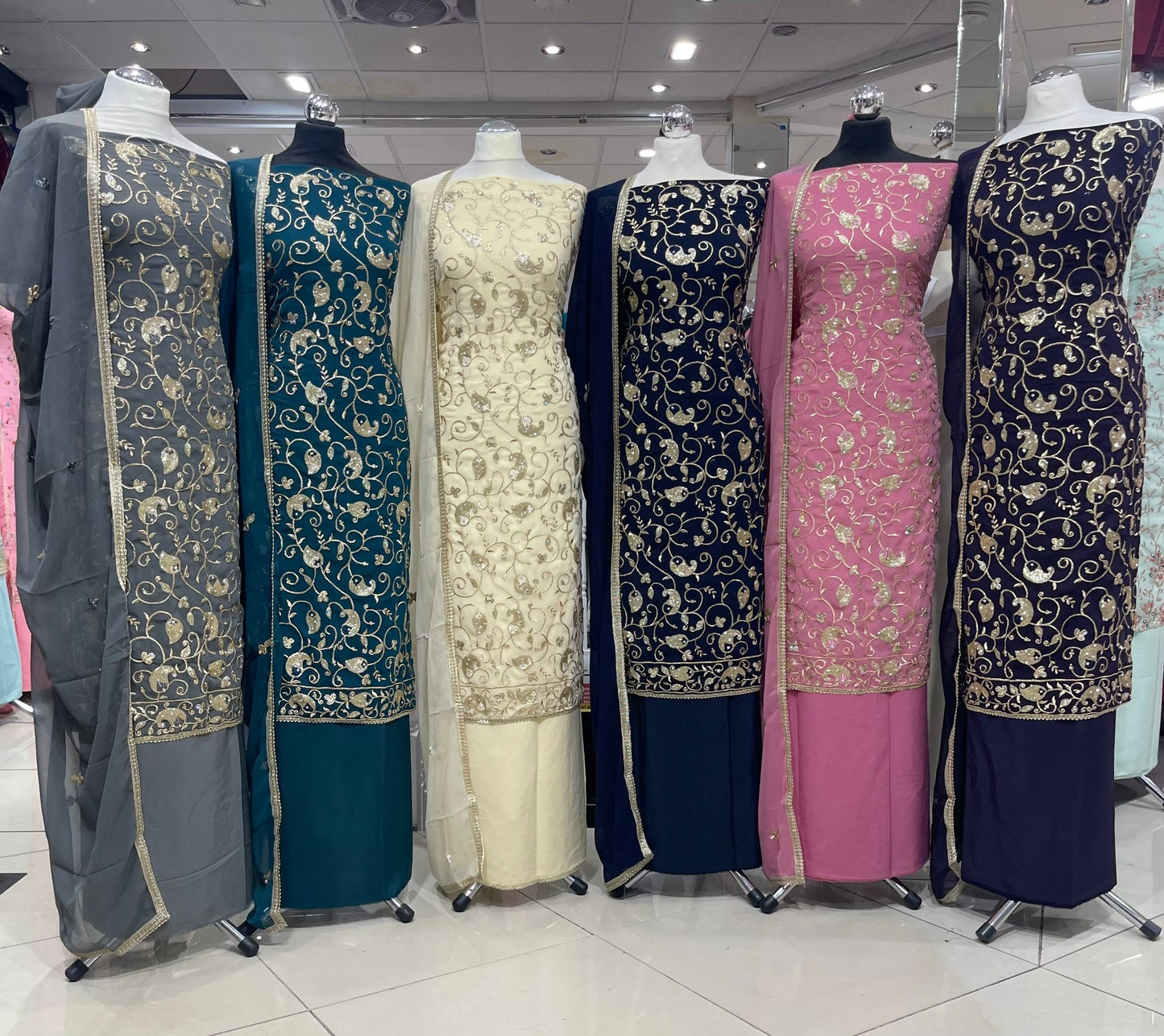 Embroidered Georgette