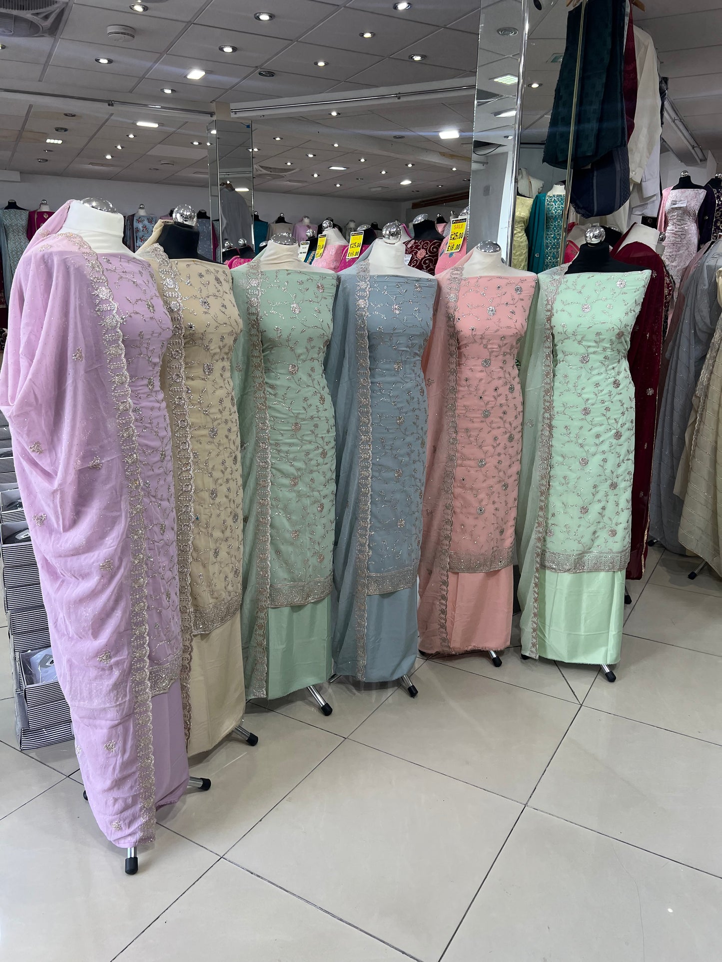 Embroidered Georgette