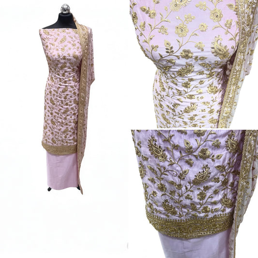 Embellished Dupion Silk