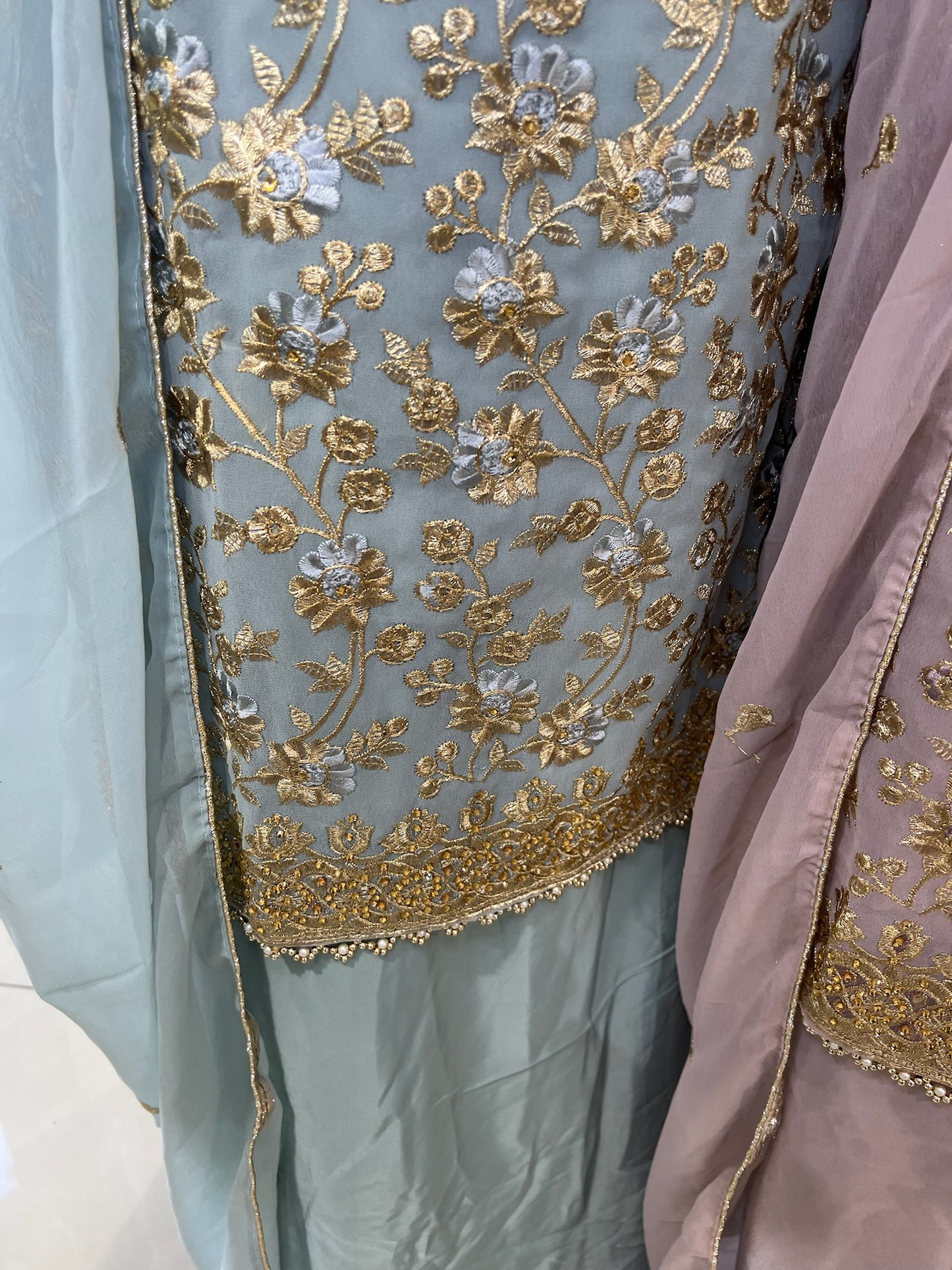Embellished Embroidered Georgette