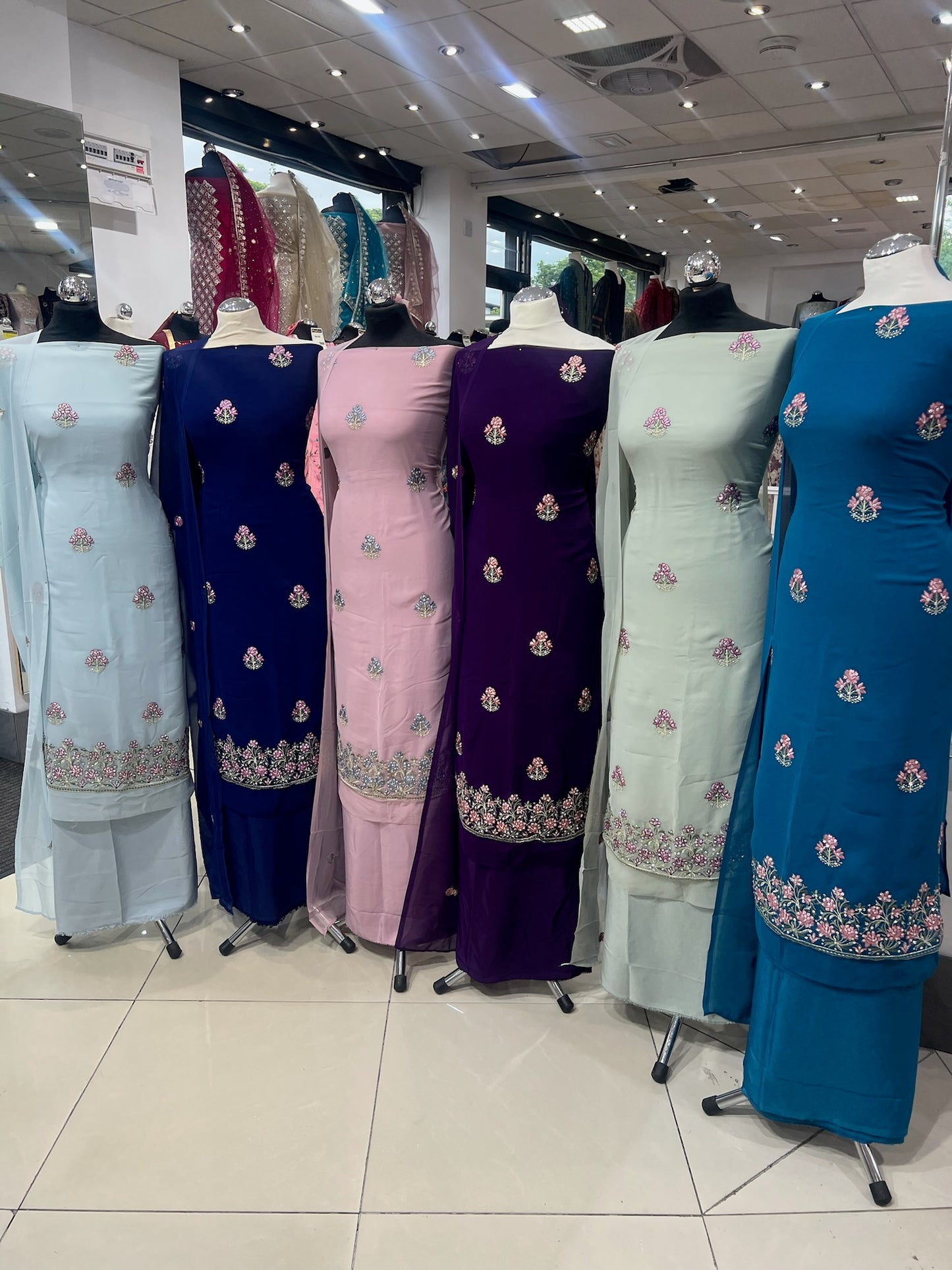 Embroidered & Embellished Georgette