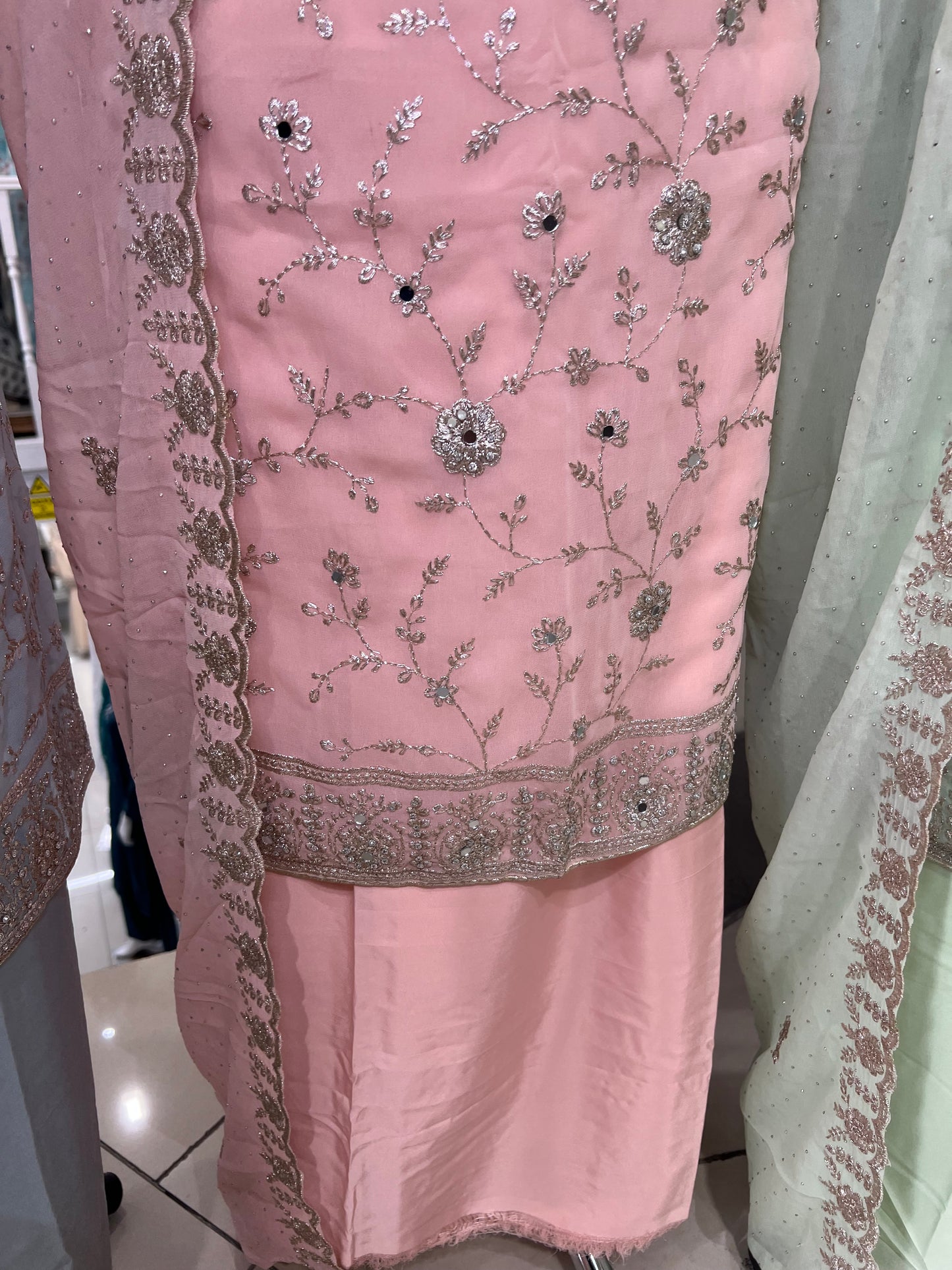 Embroidered Georgette