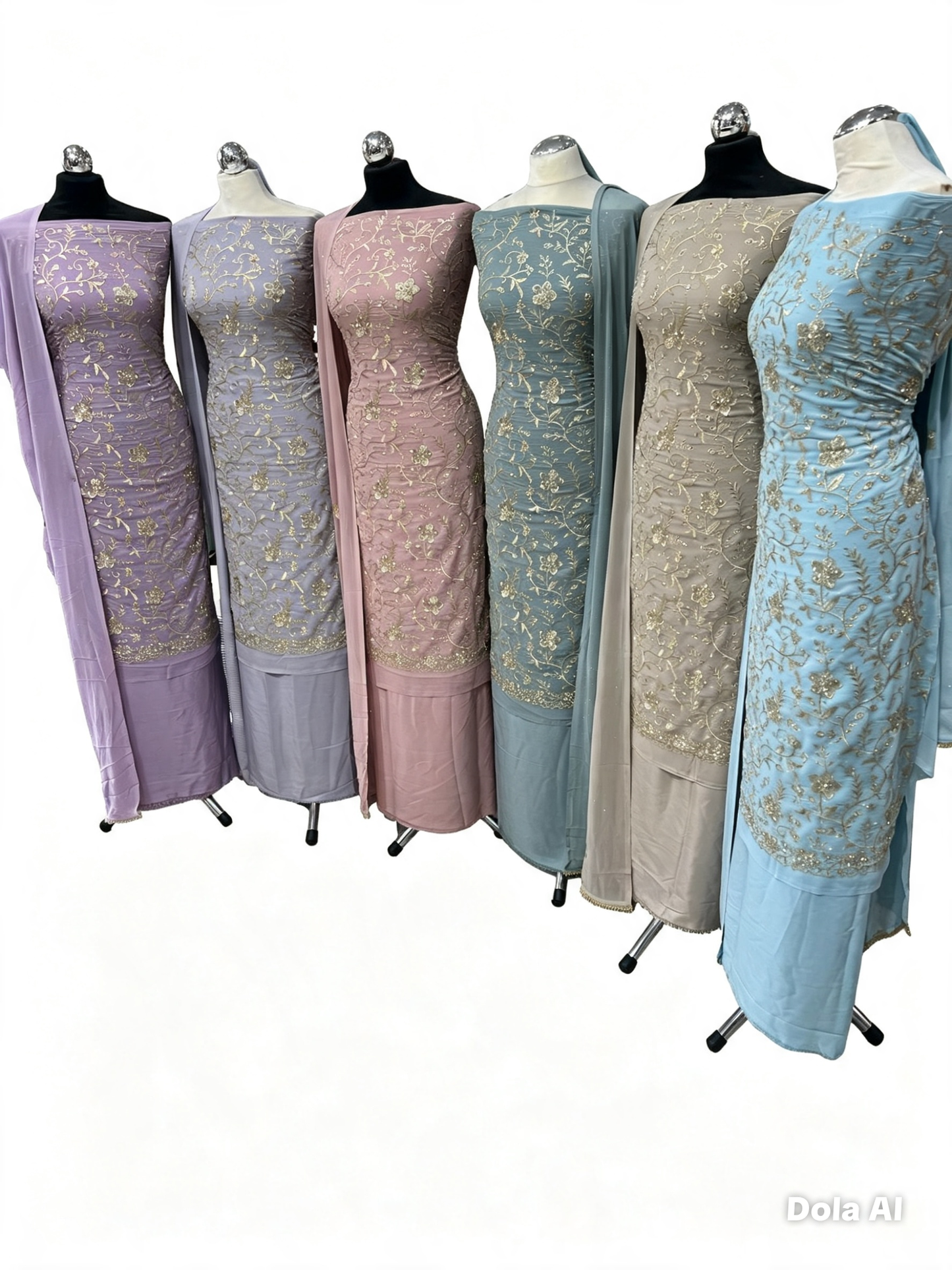 Embroidered Georgette