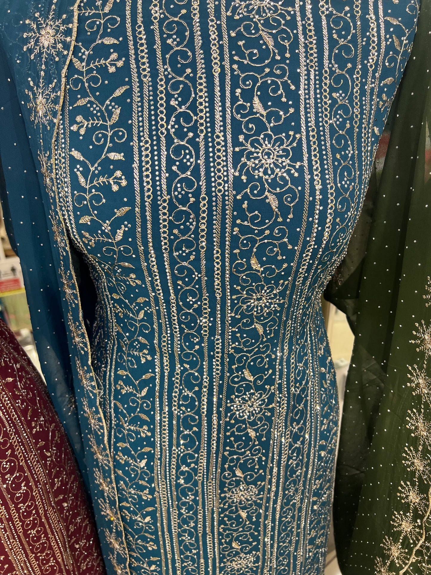Embroidered & Embellished Georgette