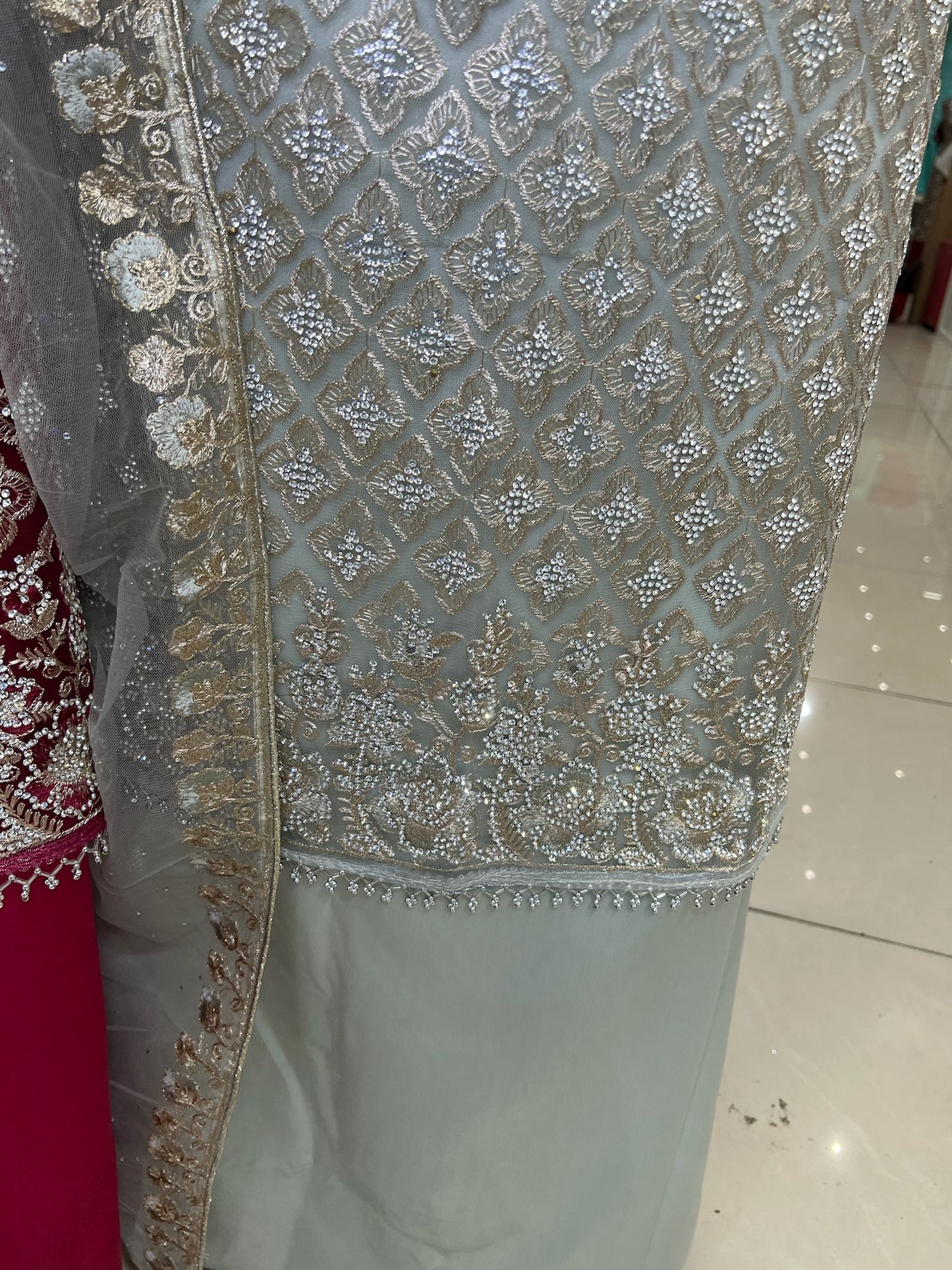 Fancy Embroidered Net