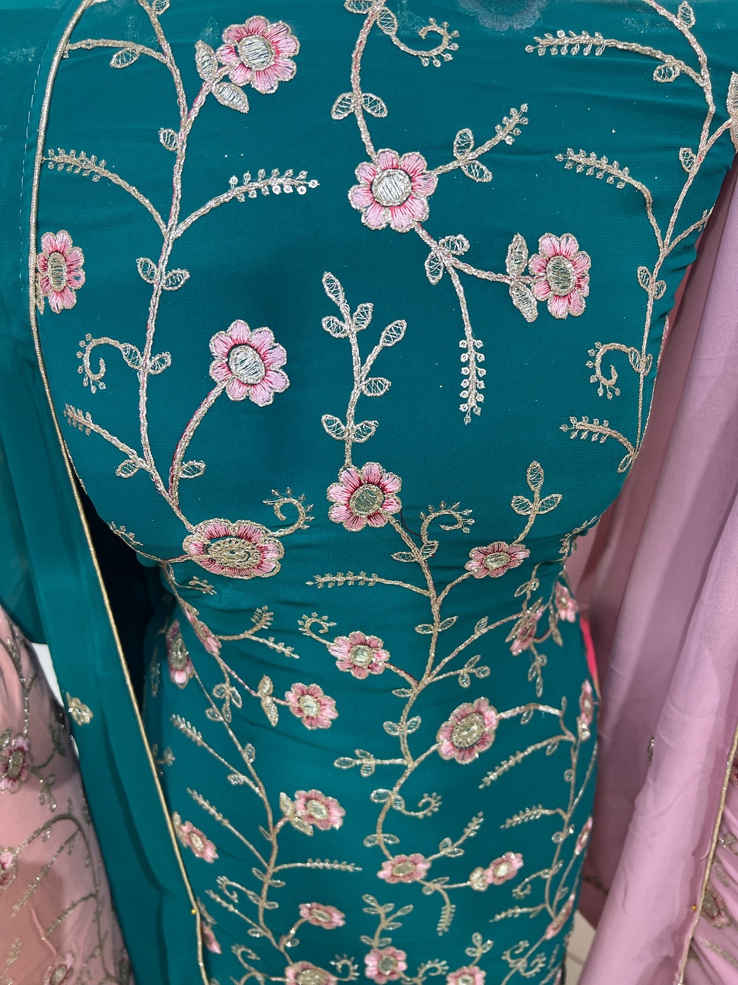 Embroidered Georgette
