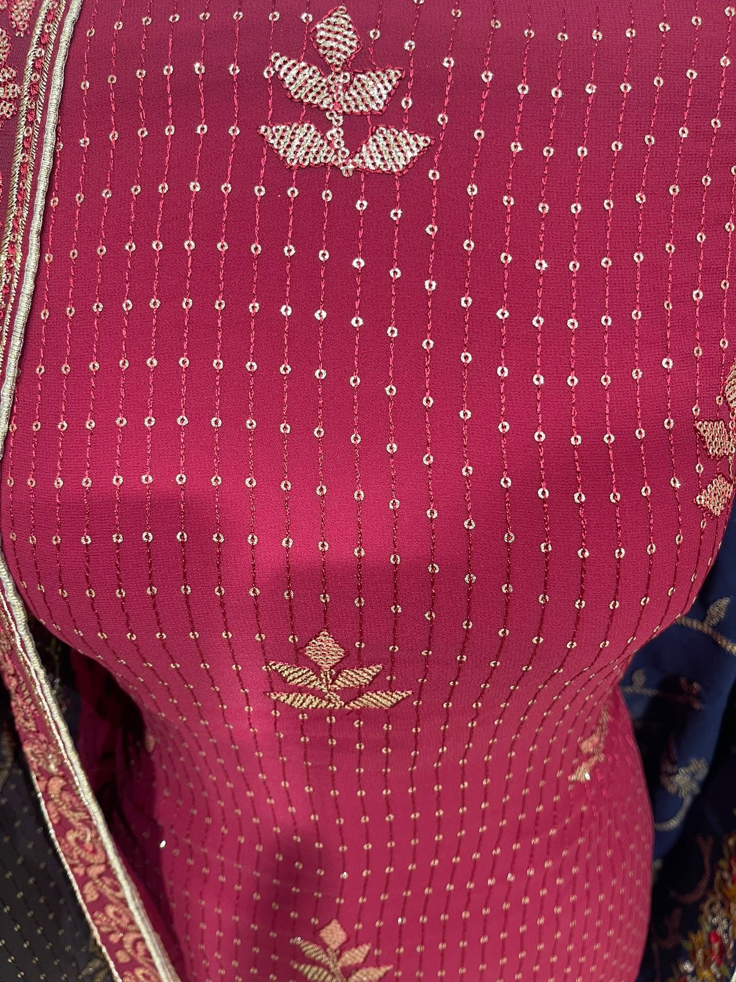 Embroidered Georgette