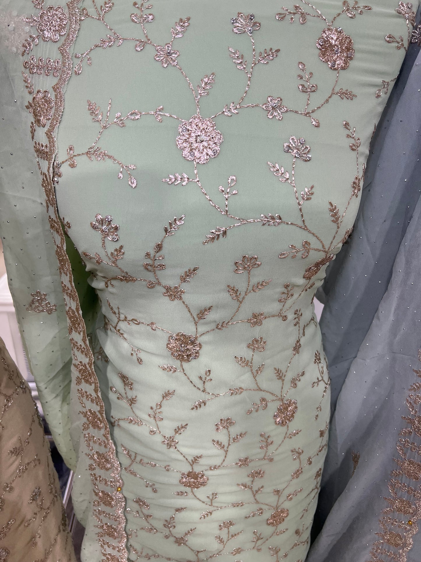 Embroidered Georgette