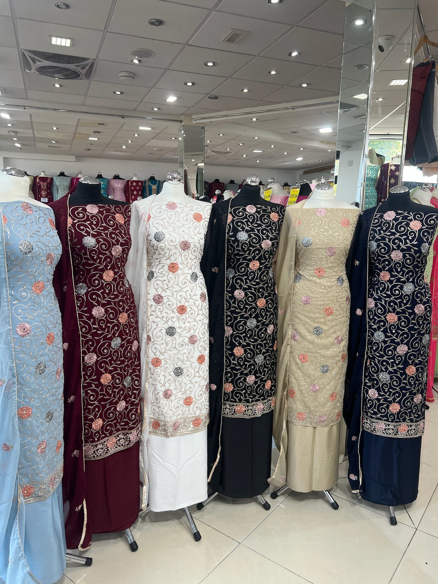 Embroidered Georgette