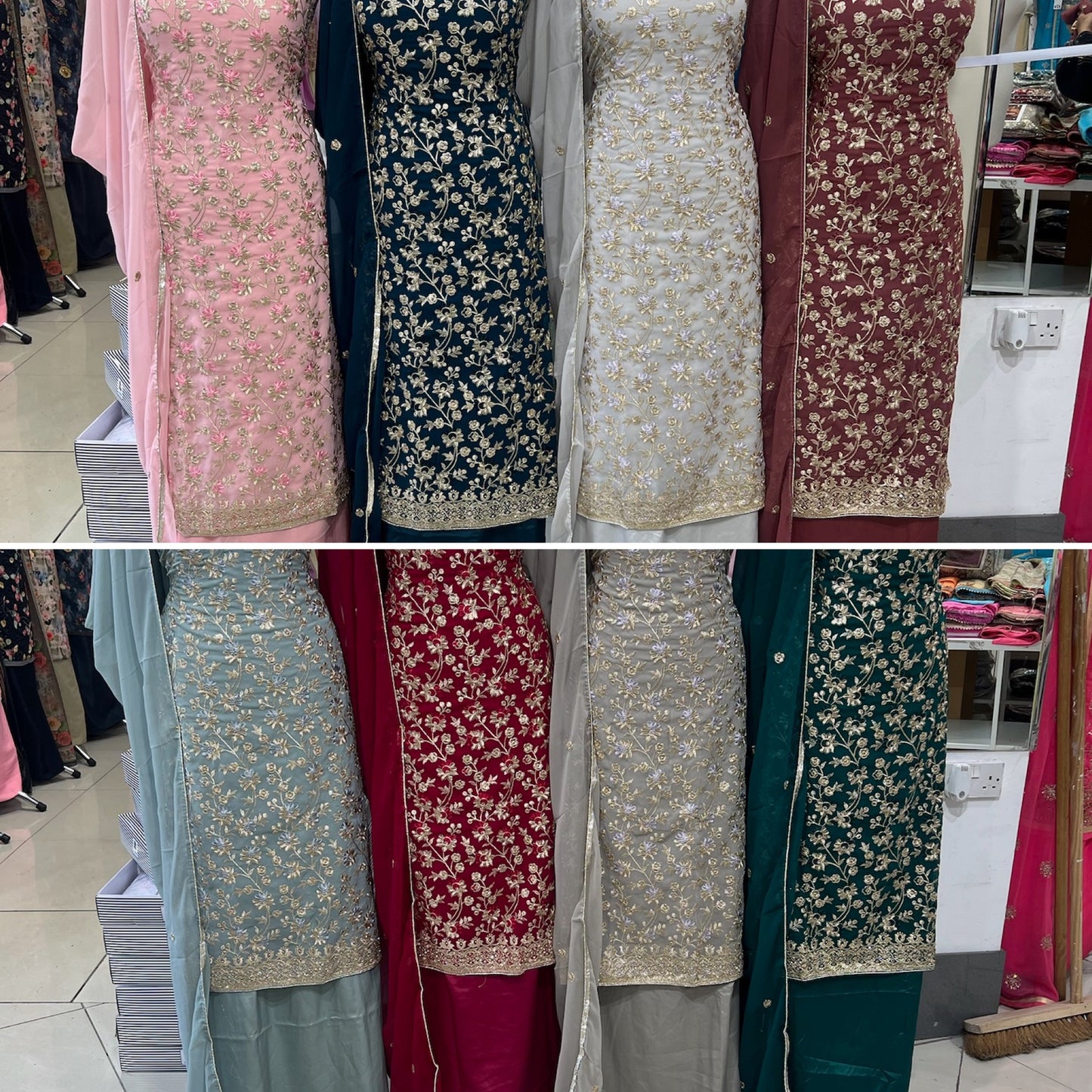 Embroidered Georgette
