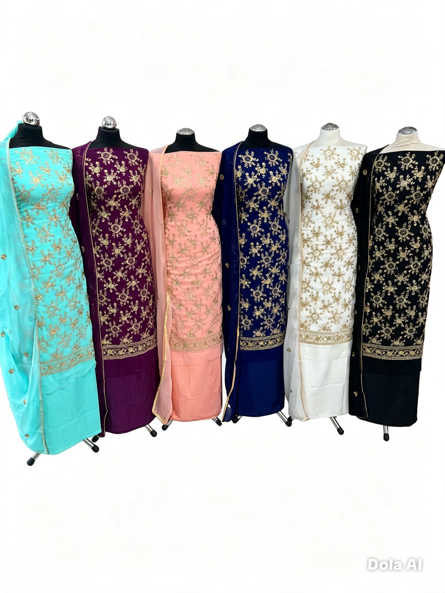 Premium Embroidered Georgette Suits