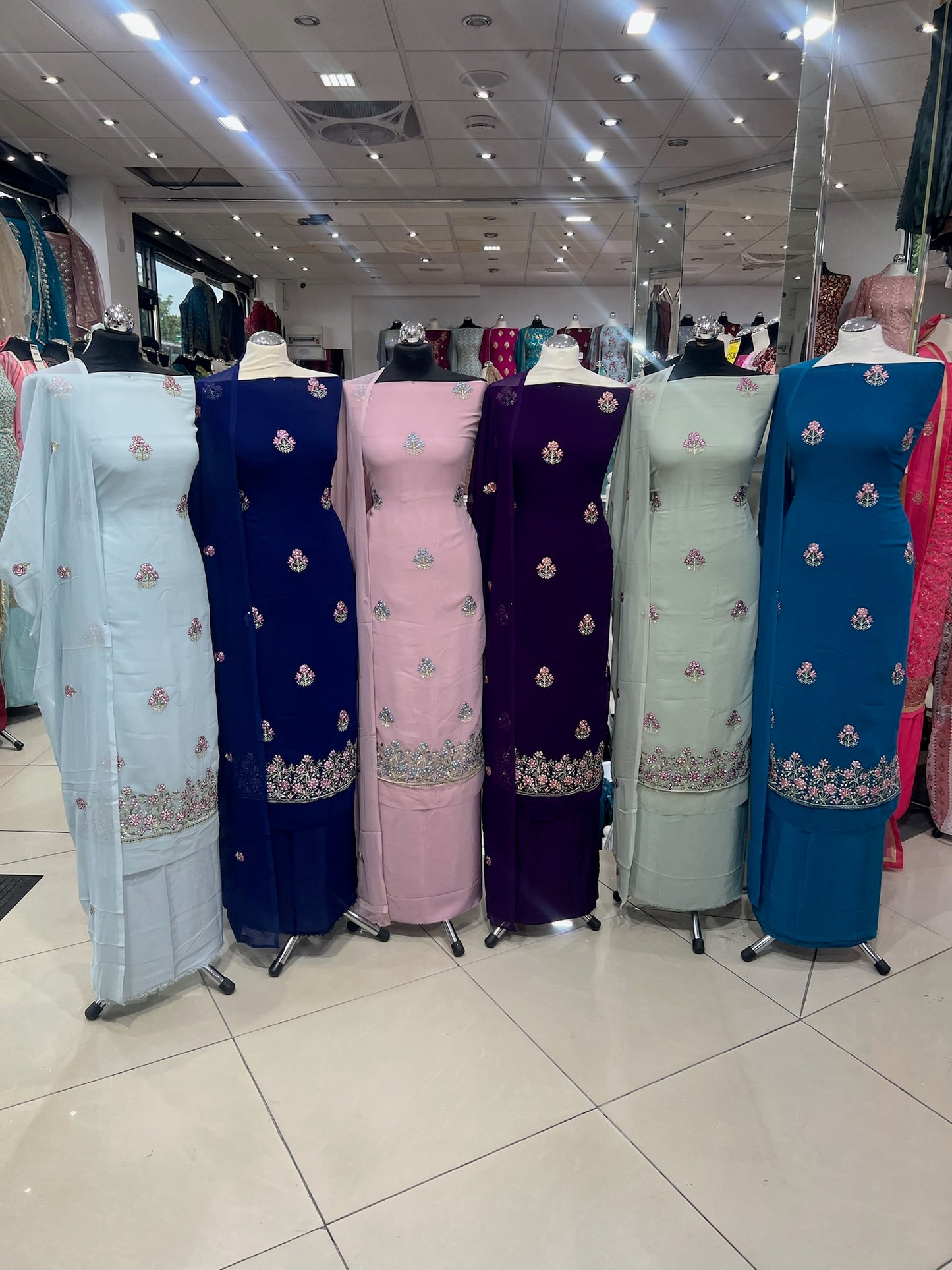 Embroidered & Embellished Georgette