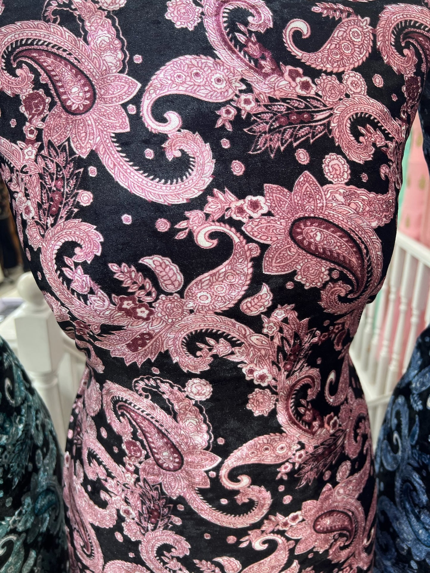 Premium Digital Print Velvet Suit