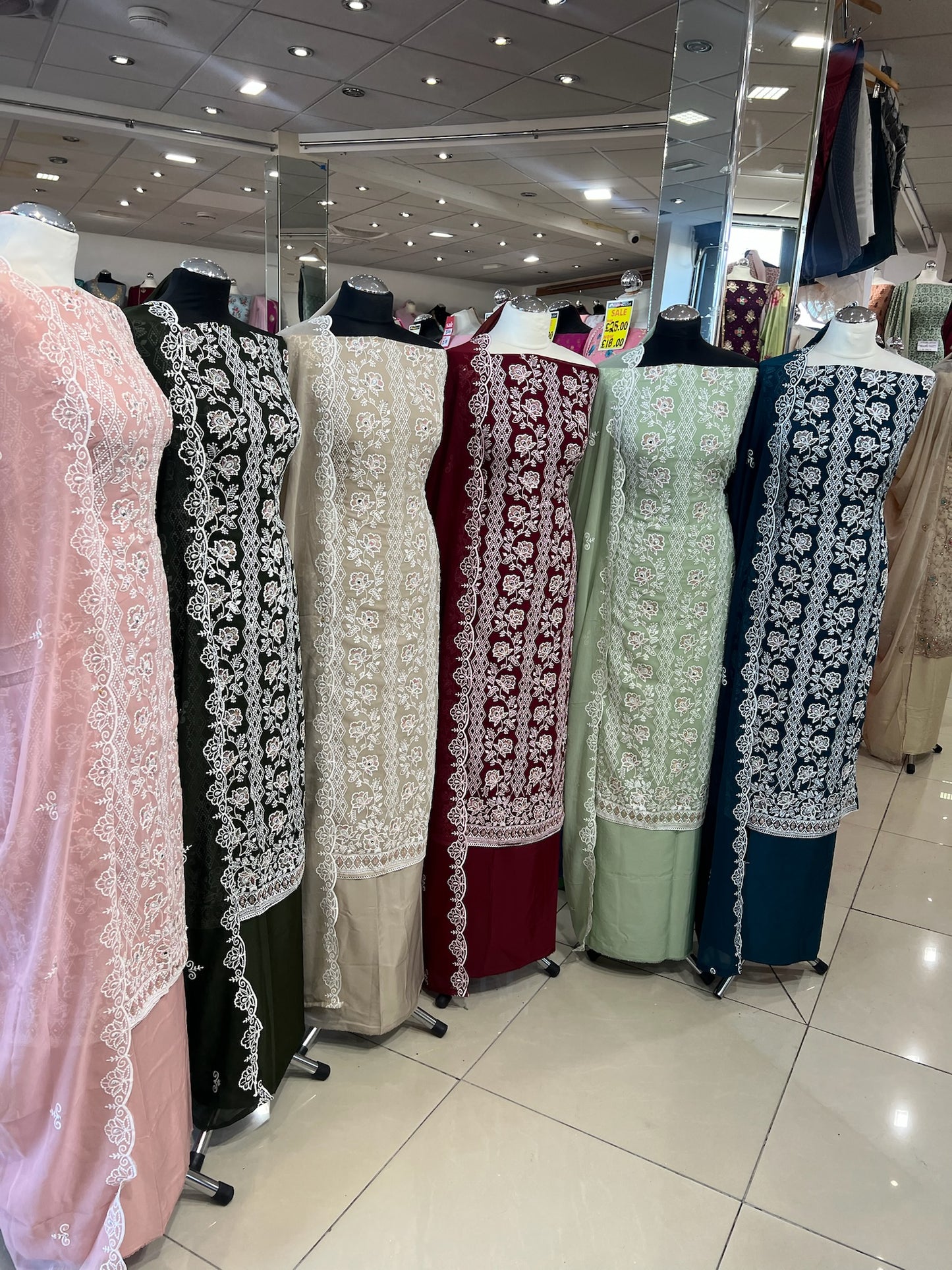 Embroidered Georgette