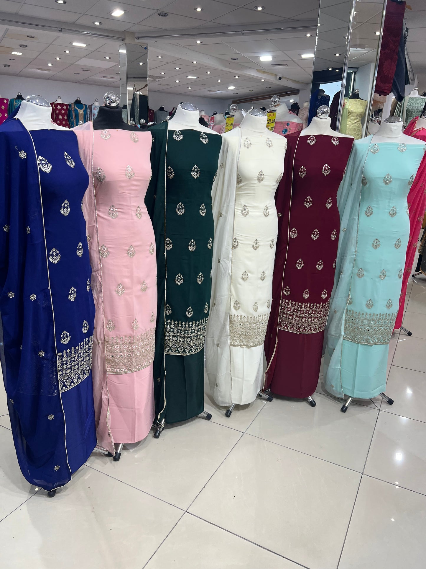 Embroidered Georgette