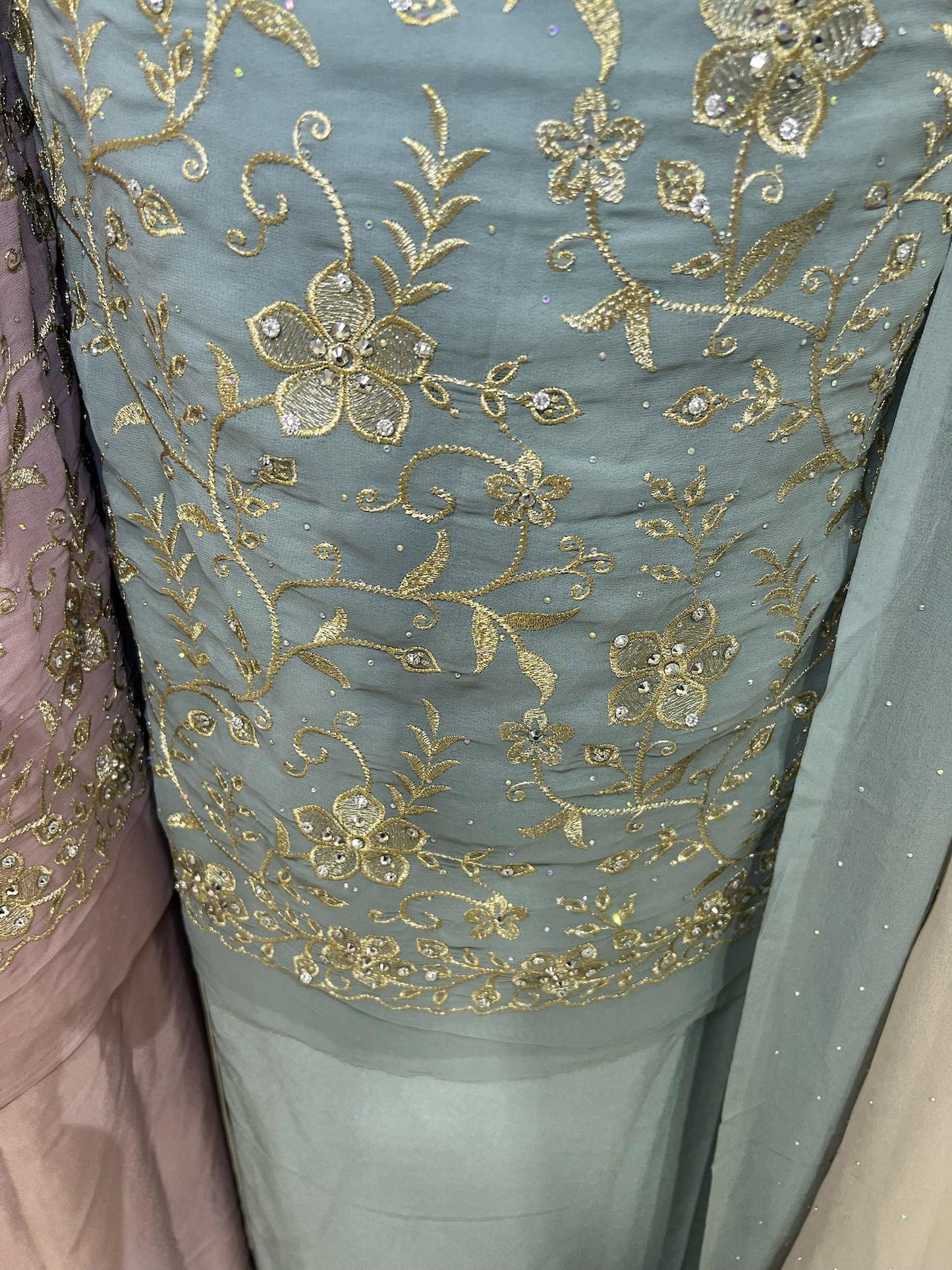 Embroidered Georgette