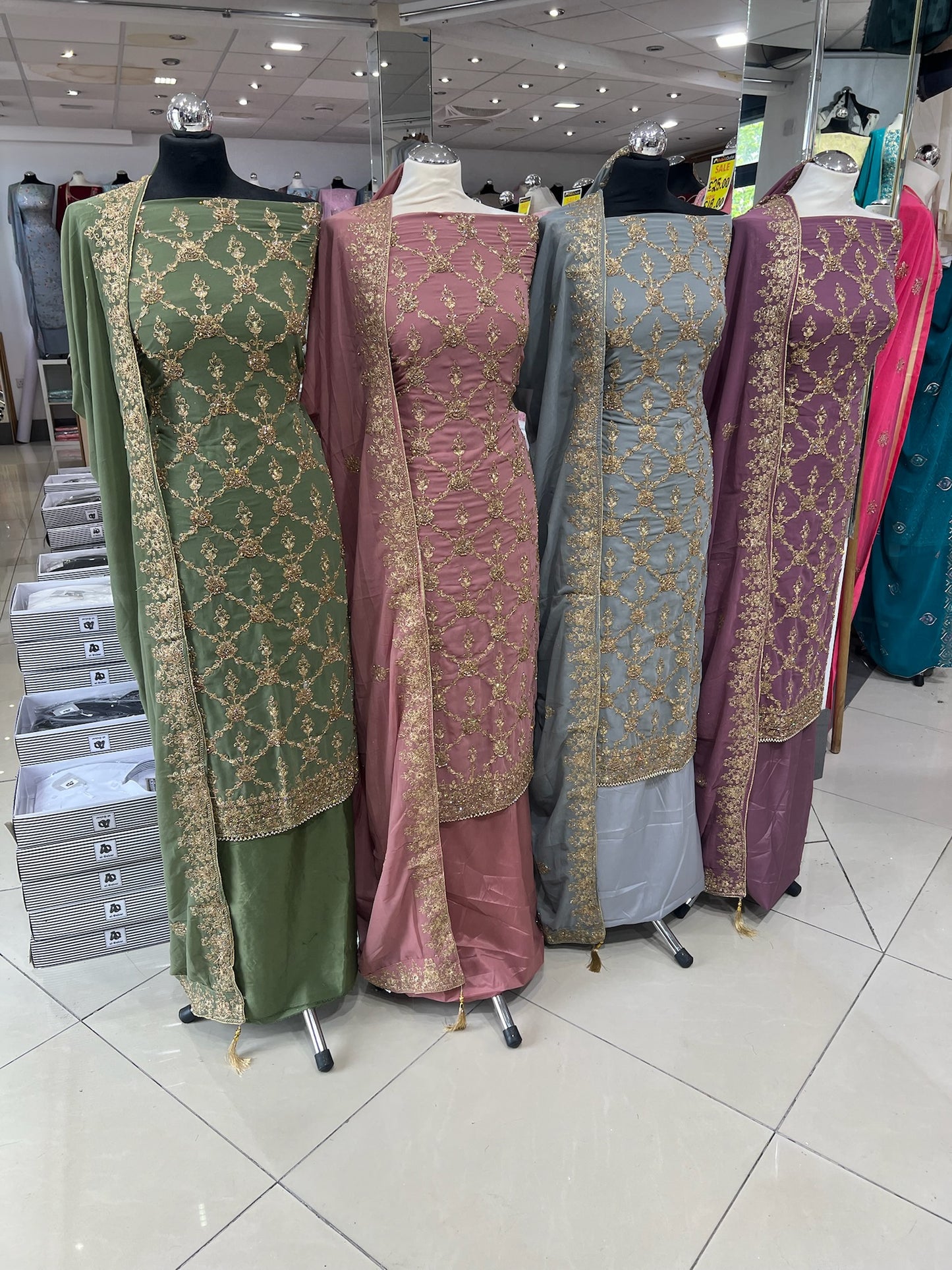 Fancy Embellished Georgette